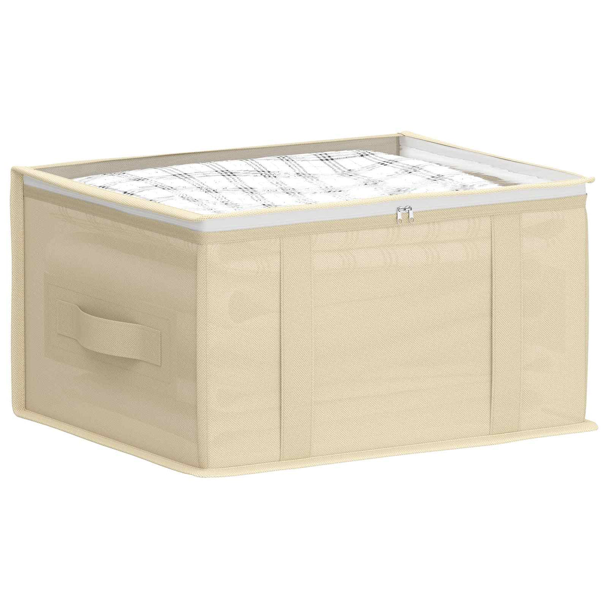 Saugojimo dėžė su permatomu viršutiniu langu 6 pcs Kreminė