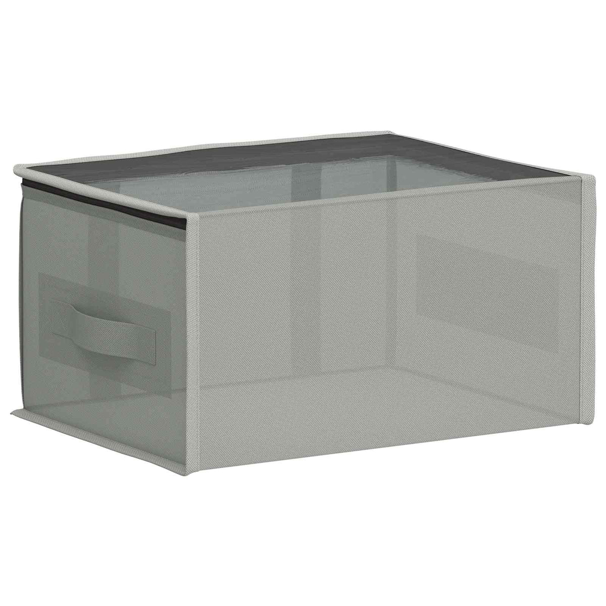 Saugojimo dėžė su permatomu viršutiniu langu 6 pcs Pilka