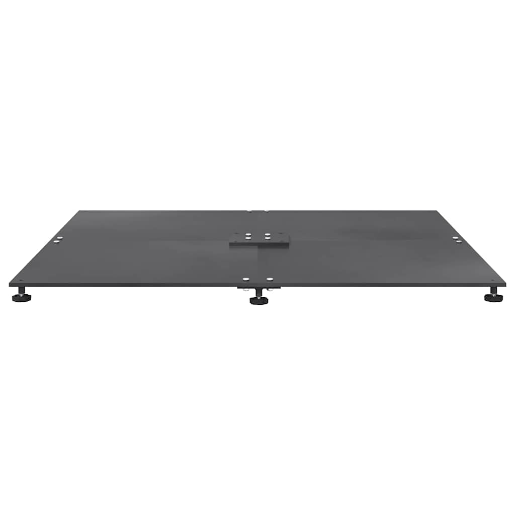 Parasol Base Dark grey 100 x 100 x 4 cm Steel