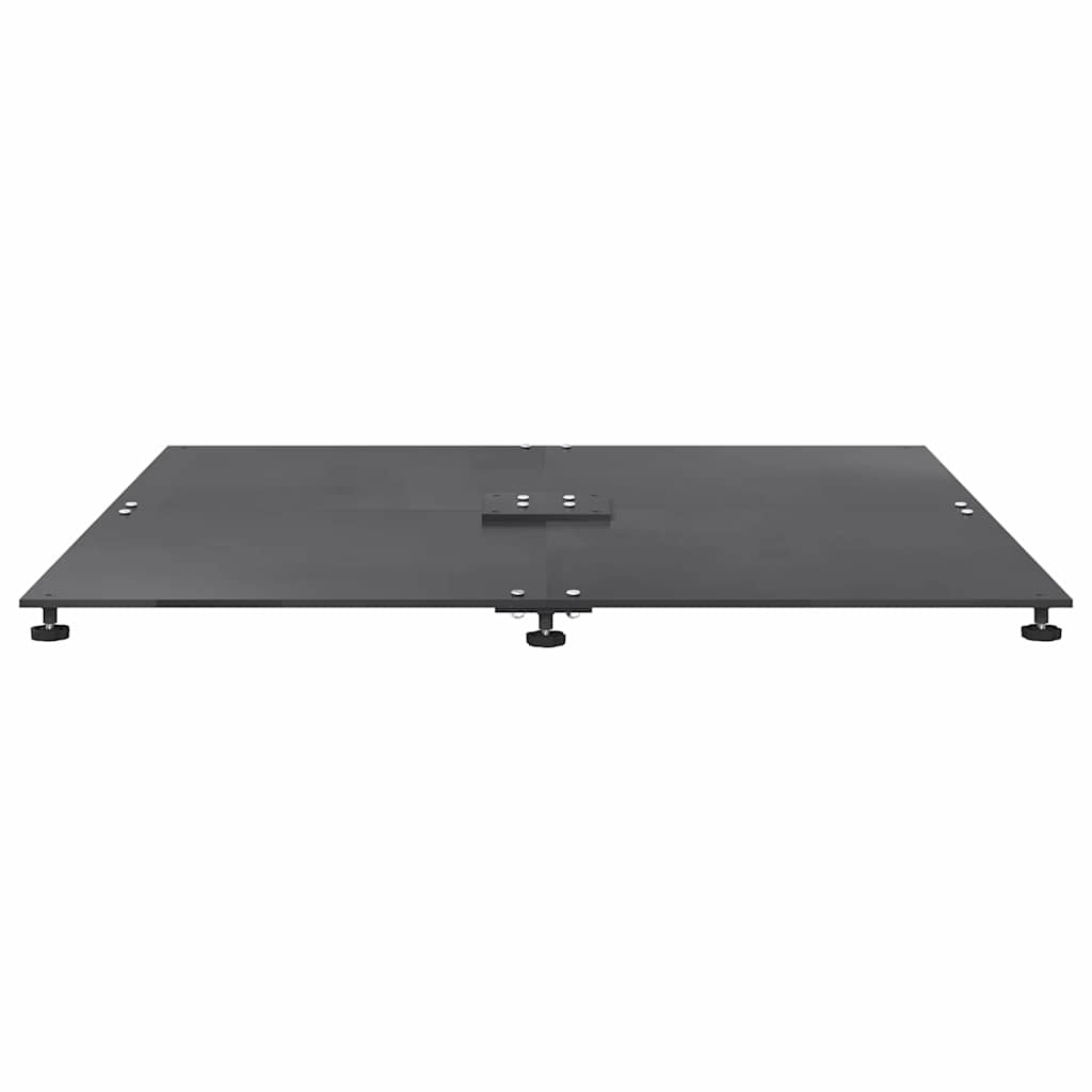 Parasol Base Dark grey 100 x 100 x 4 cm Steel