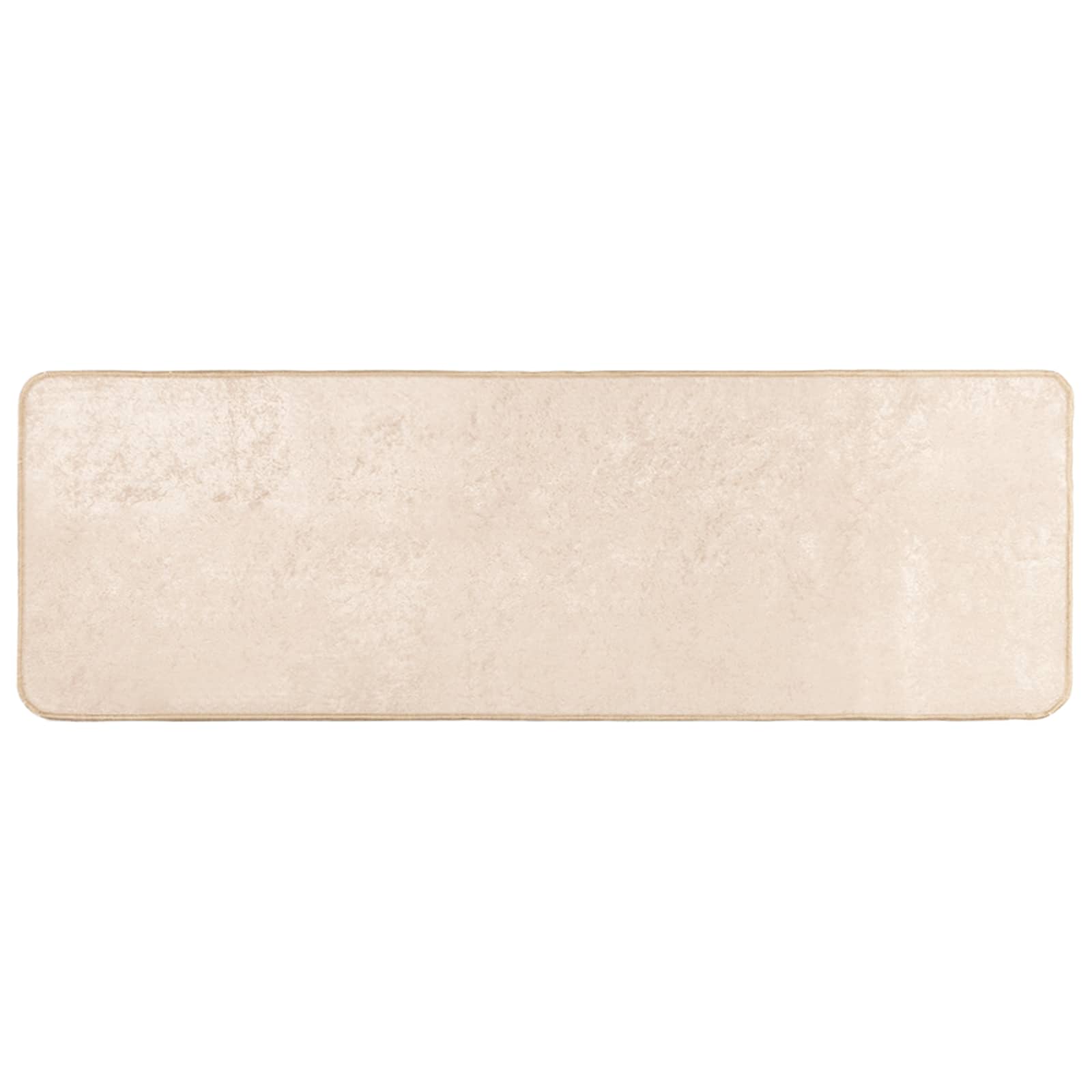 Paklājs Spauda Krēmkrāsas 200 x 50 cm Poliesters un PVC