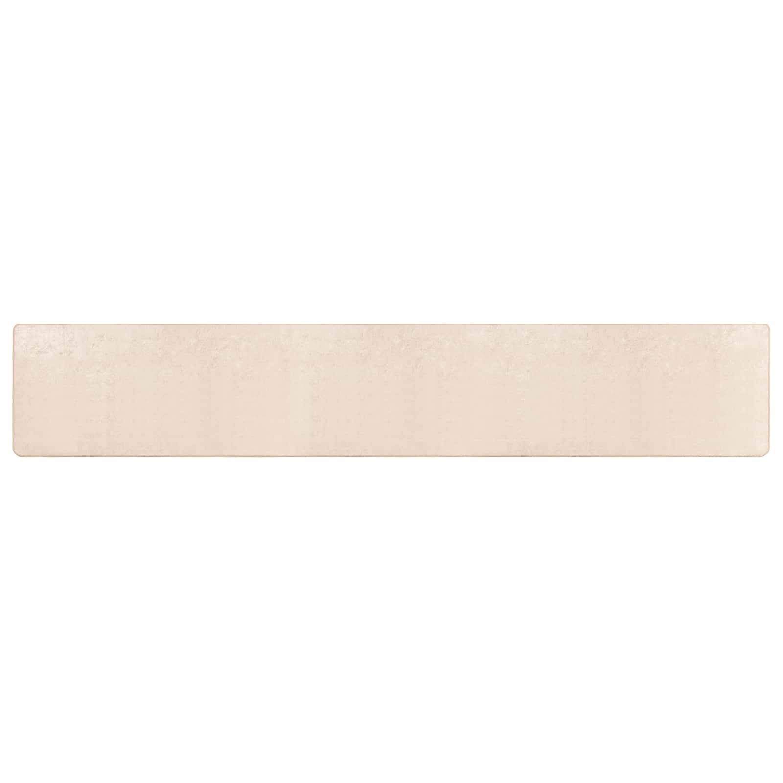 Kilimas Spauda Kreminė 400 x 50 cm Poliesteris ir PVC