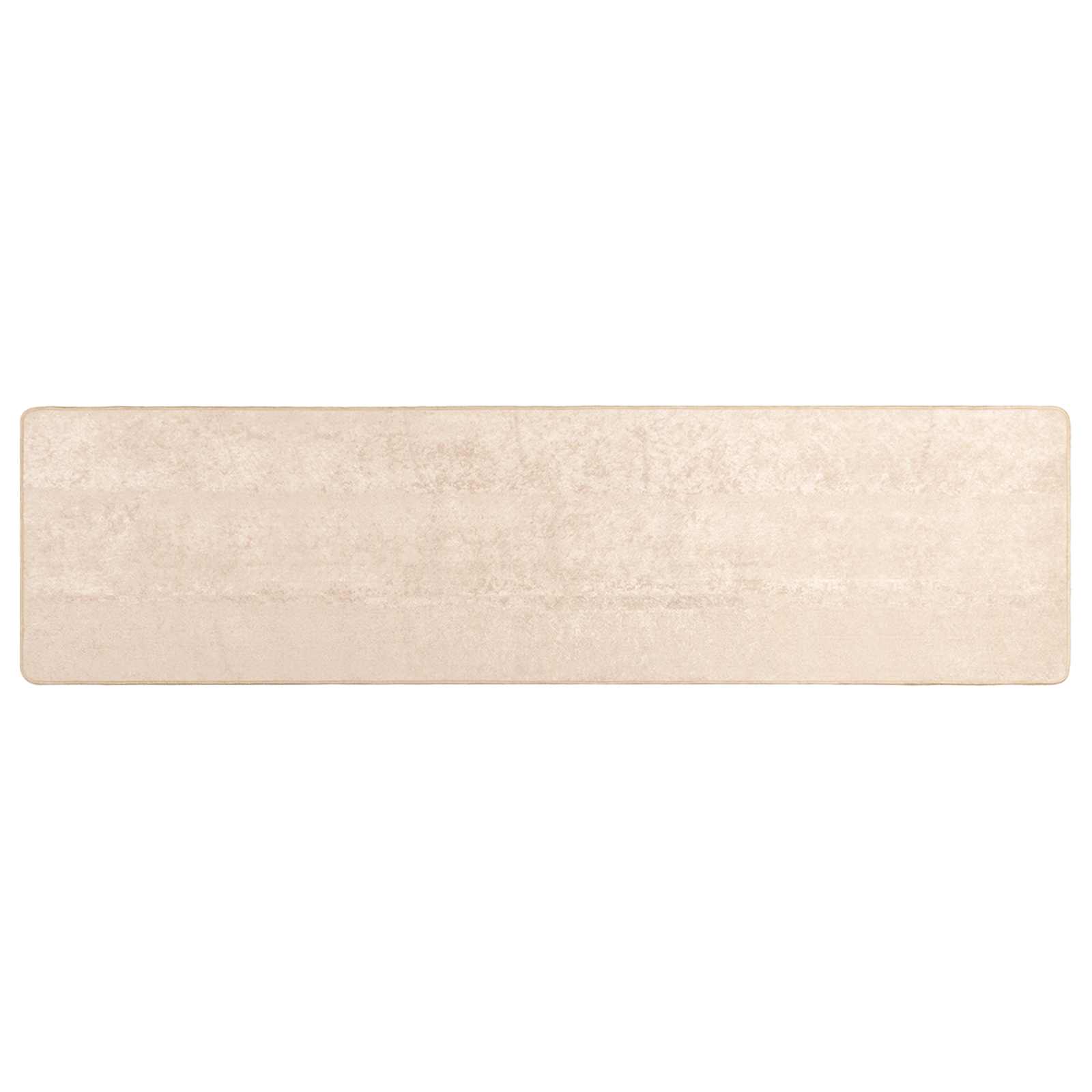 Kilimas Spauda Kreminė 250 x 80 cm Poliesteris ir PVC