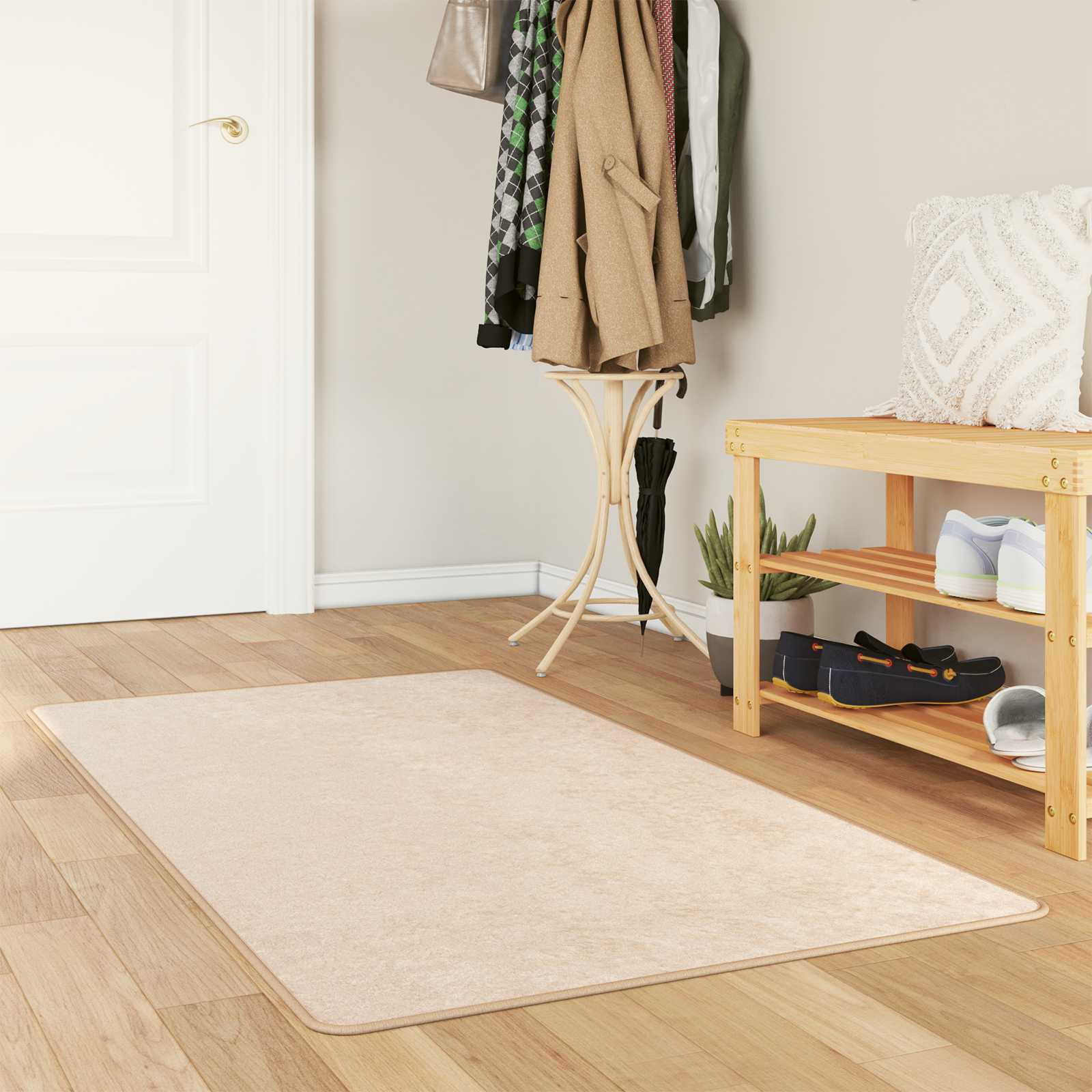 Paklājs MARSA Krēmkrāsas 100 x 350 cm Poliesters un PVH