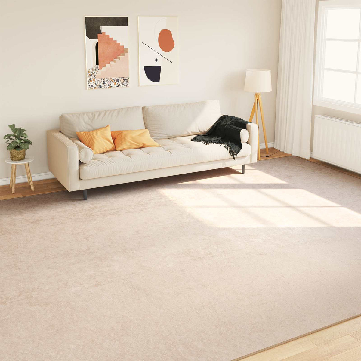 Kilimėlis MARSA Kreminė 300 x 400 cm Poliesteris ir PVC