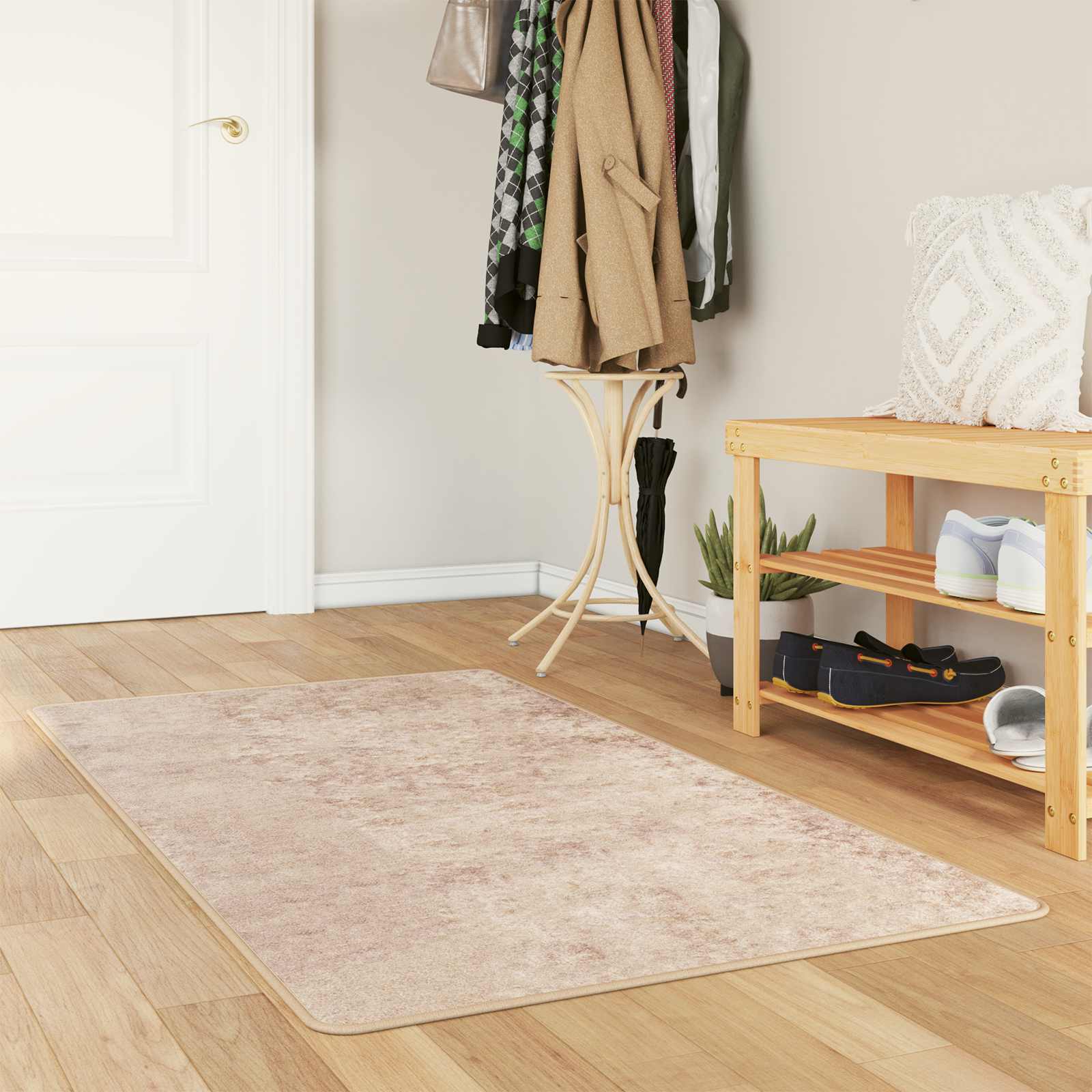 Kilimėlis MARSA Smėlio 100 x 200 cm Poliesteris ir PVC