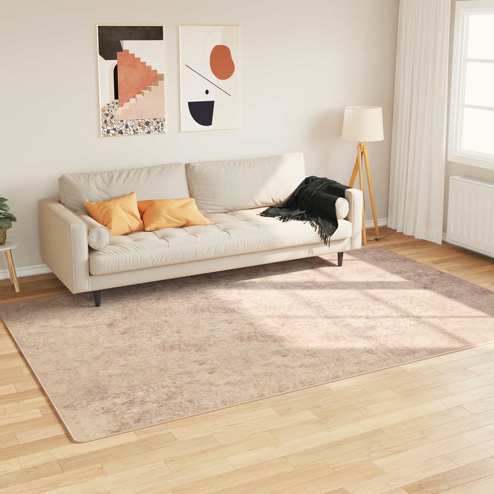Kilimėlis MARSA Smėlio 190 x 300 cm Poliesteris ir PVC