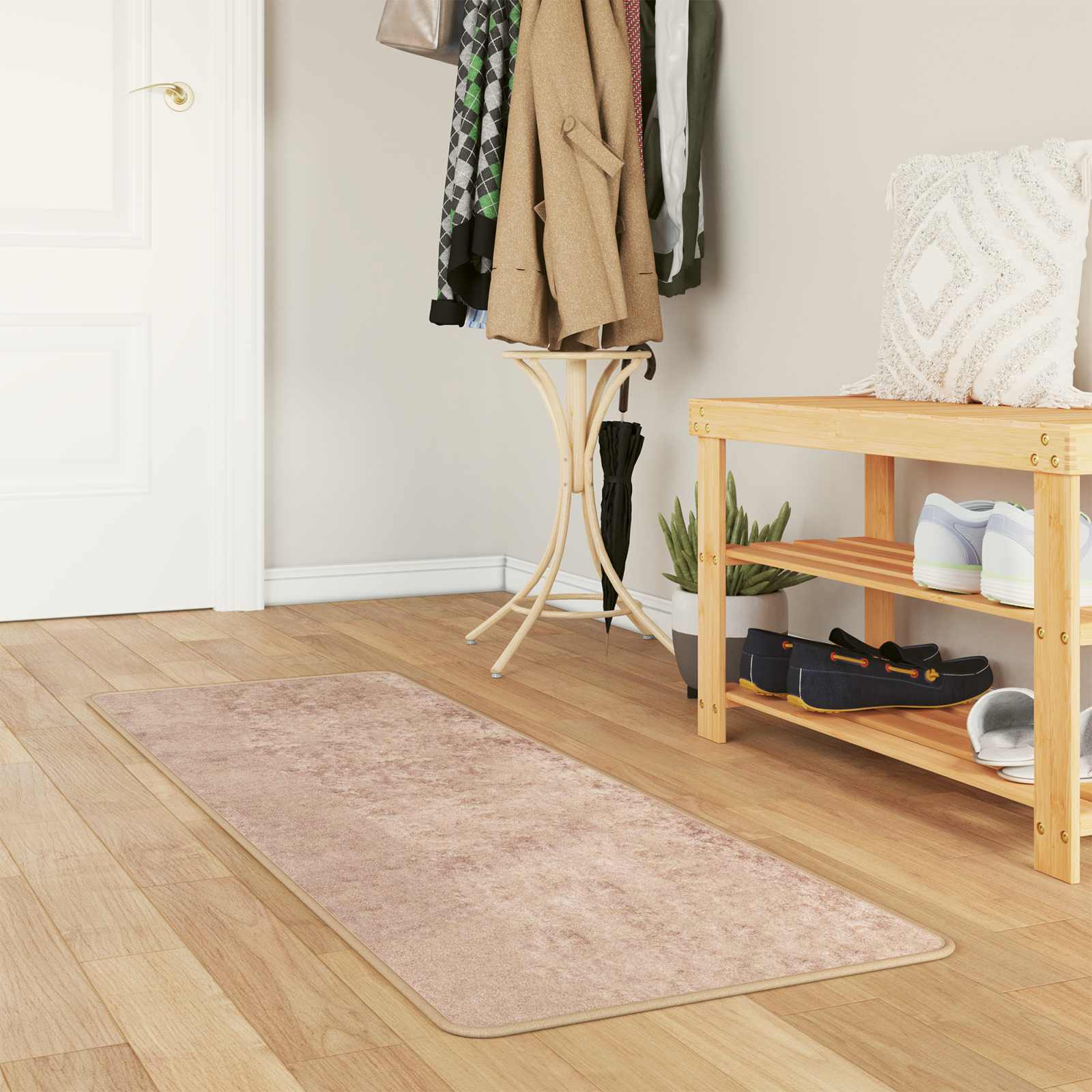 Kilimėlis MARSA Smėlio 50 x 200 cm Poliesteris ir PVC