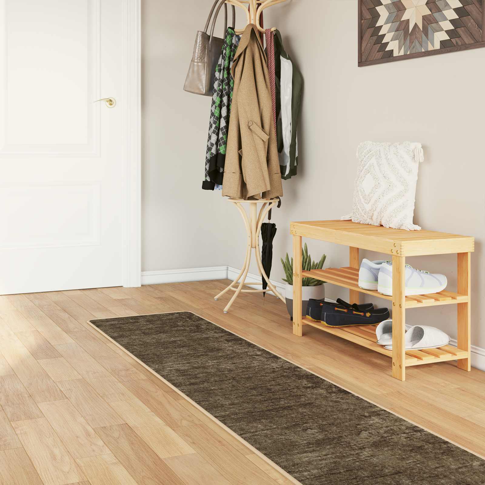 Mat MARSA Forest Green 300 x 50 cm Polyester and PVC