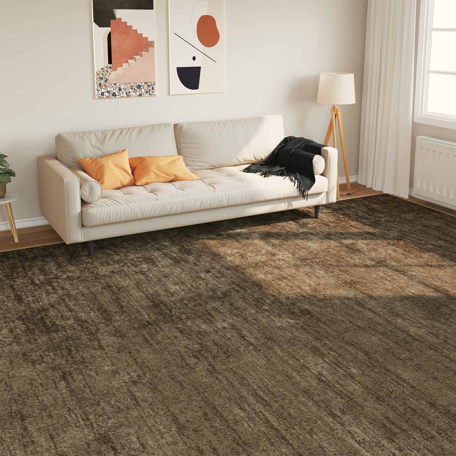 Paklājs MARSA Meža zaļš 400 × 300 cm Poliesters un PVC