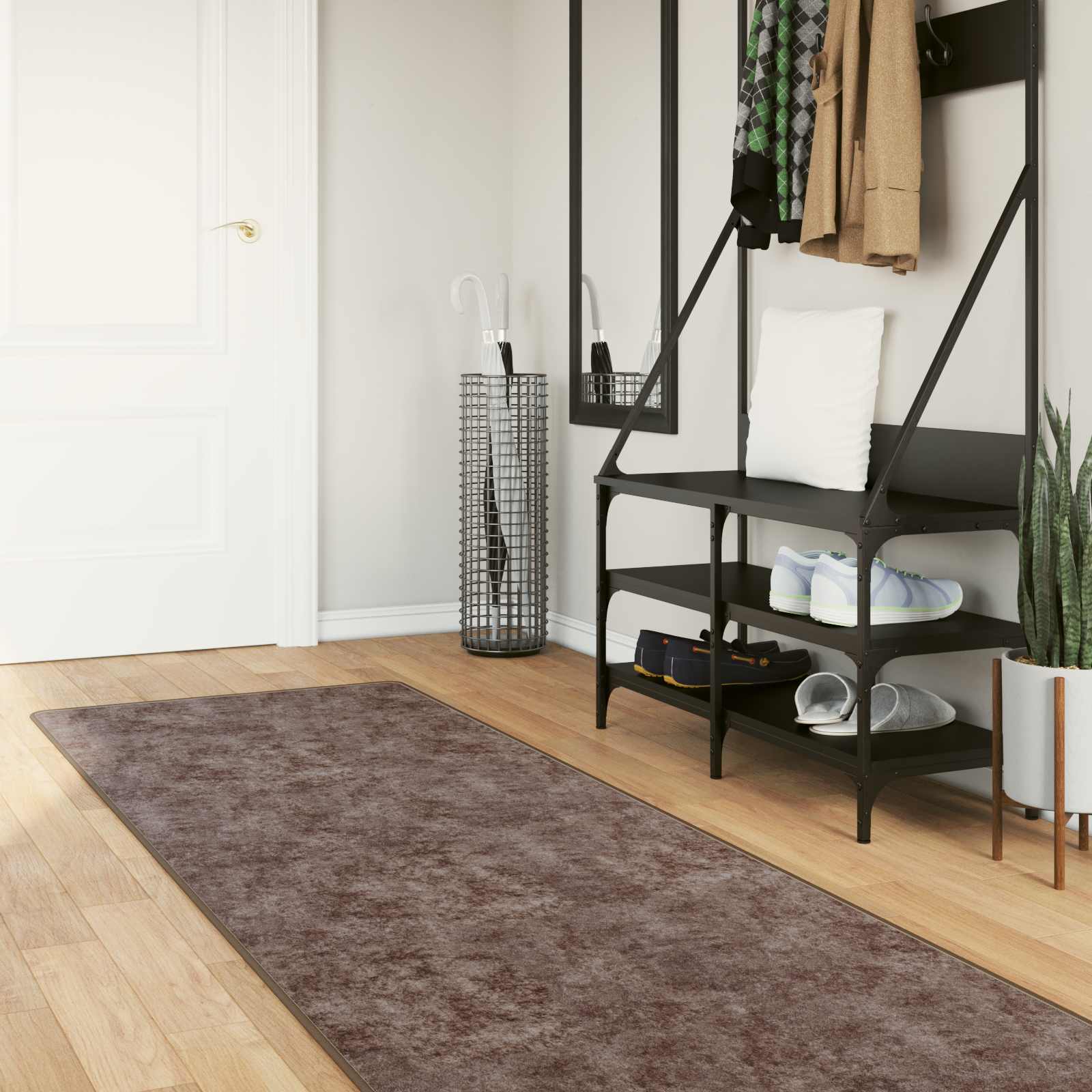 Kilimėlis MARSA Pilka 250 x 100 cm Poliesteris ir PVC