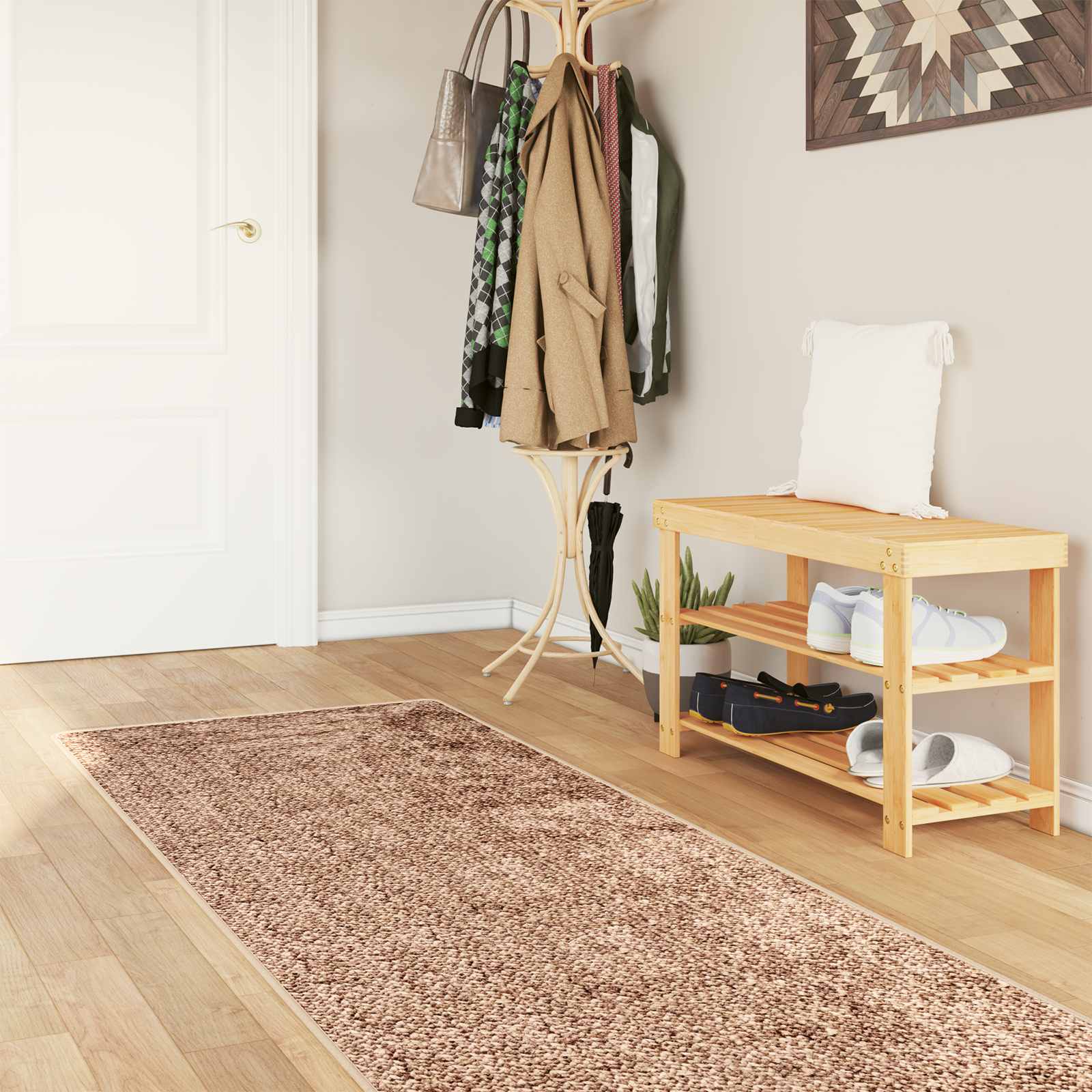 Kilimėlis MARSA Geltona 100 x 400 cm Poliesteris ir PVC