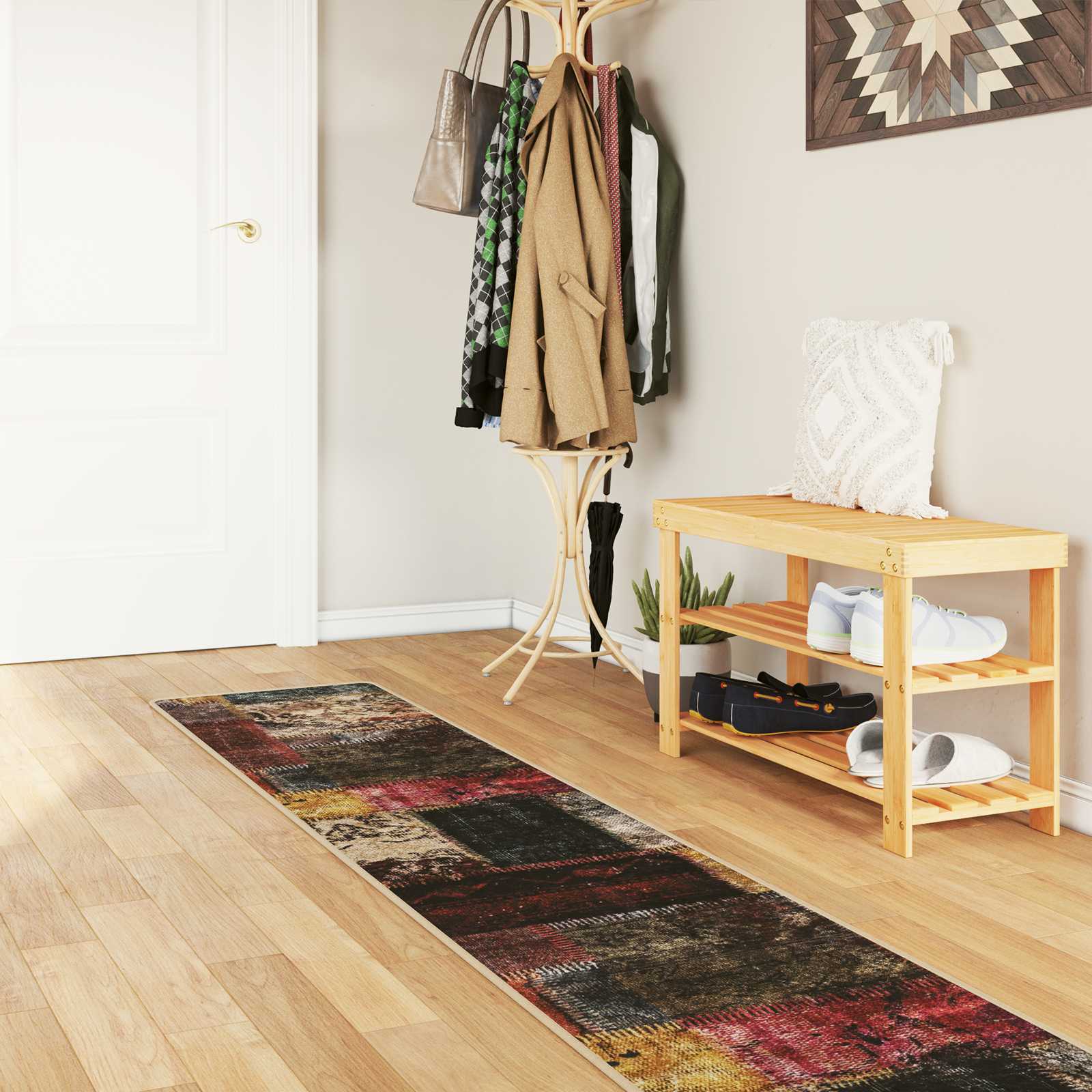 Rug MARSA Multicoloured 400 x 50 cm Polyester and PVC
