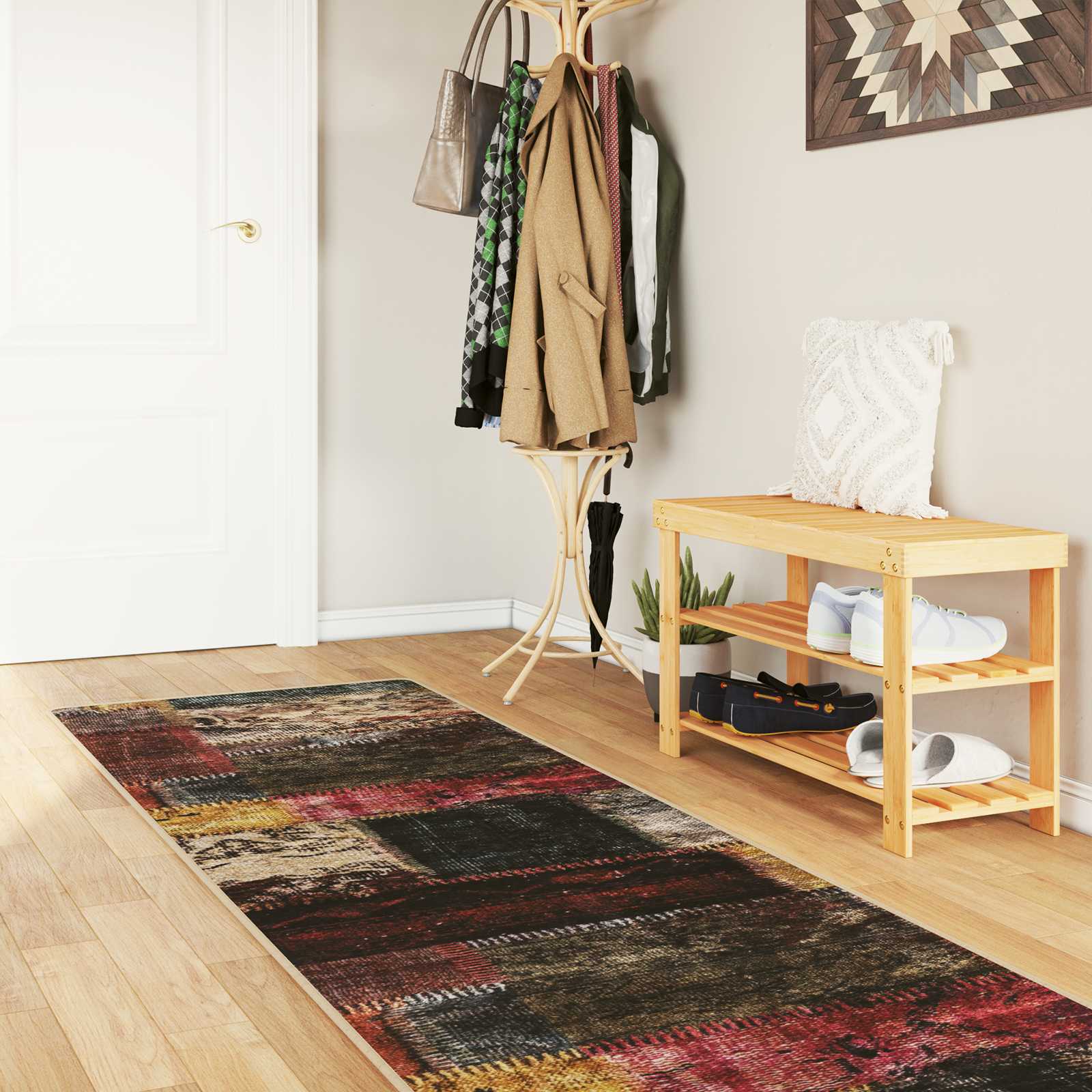 Rug MARSA Multicolour 450 x 100 cm Polyester and PVC