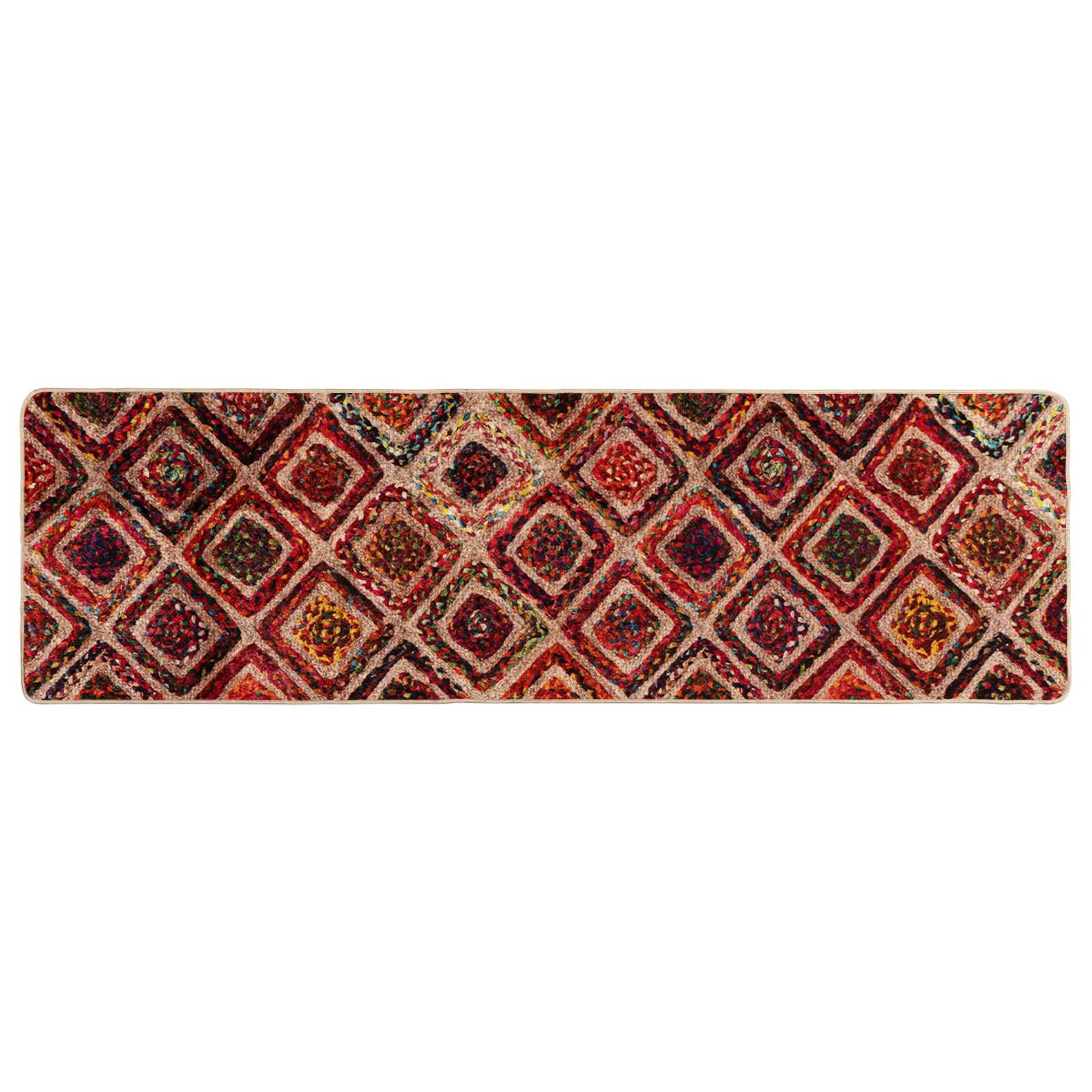 Paklājs MARSA Daudzkrāsains 50 x 150 cm Poliesters un PVC