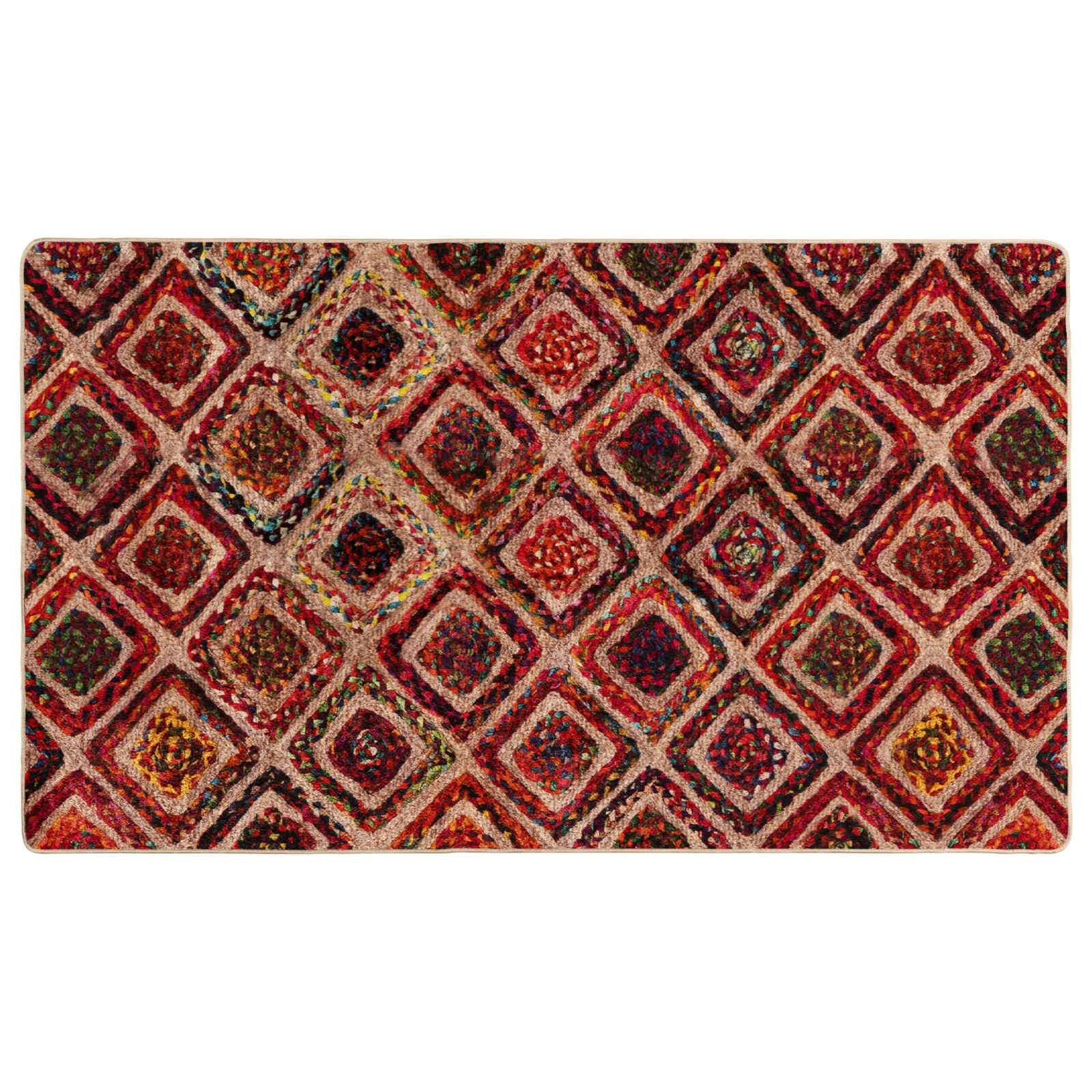 Kilimėlis MARSA Įvairiaspalvis 80 x 200 cm Poliesteris ir PVC