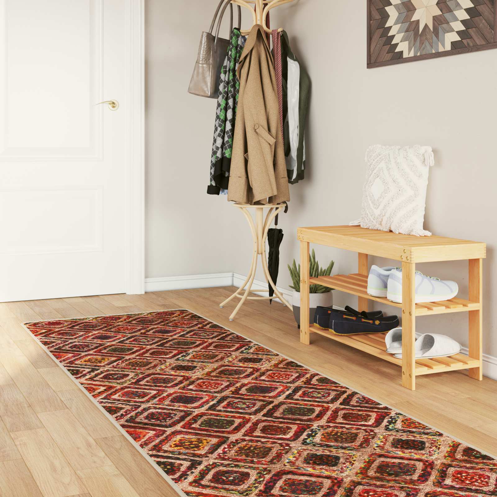 Kilimėlis MARSA Įvairiaspalvis 80 x 450 cm Poliesteris ir PVC