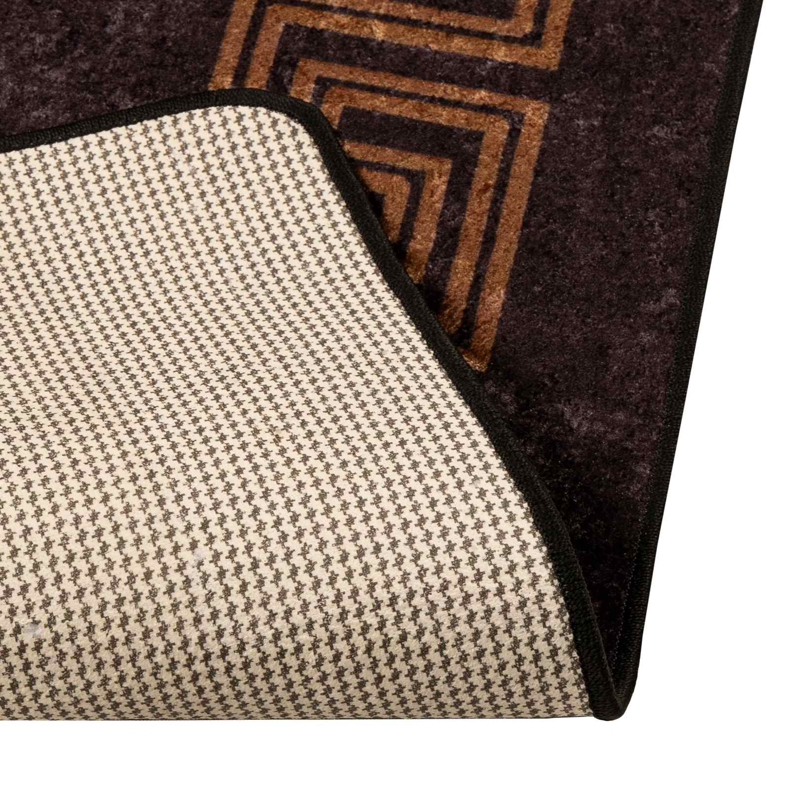 Paklājiņš MARSA Melns 50 x 150 cm Poliesters un PVC