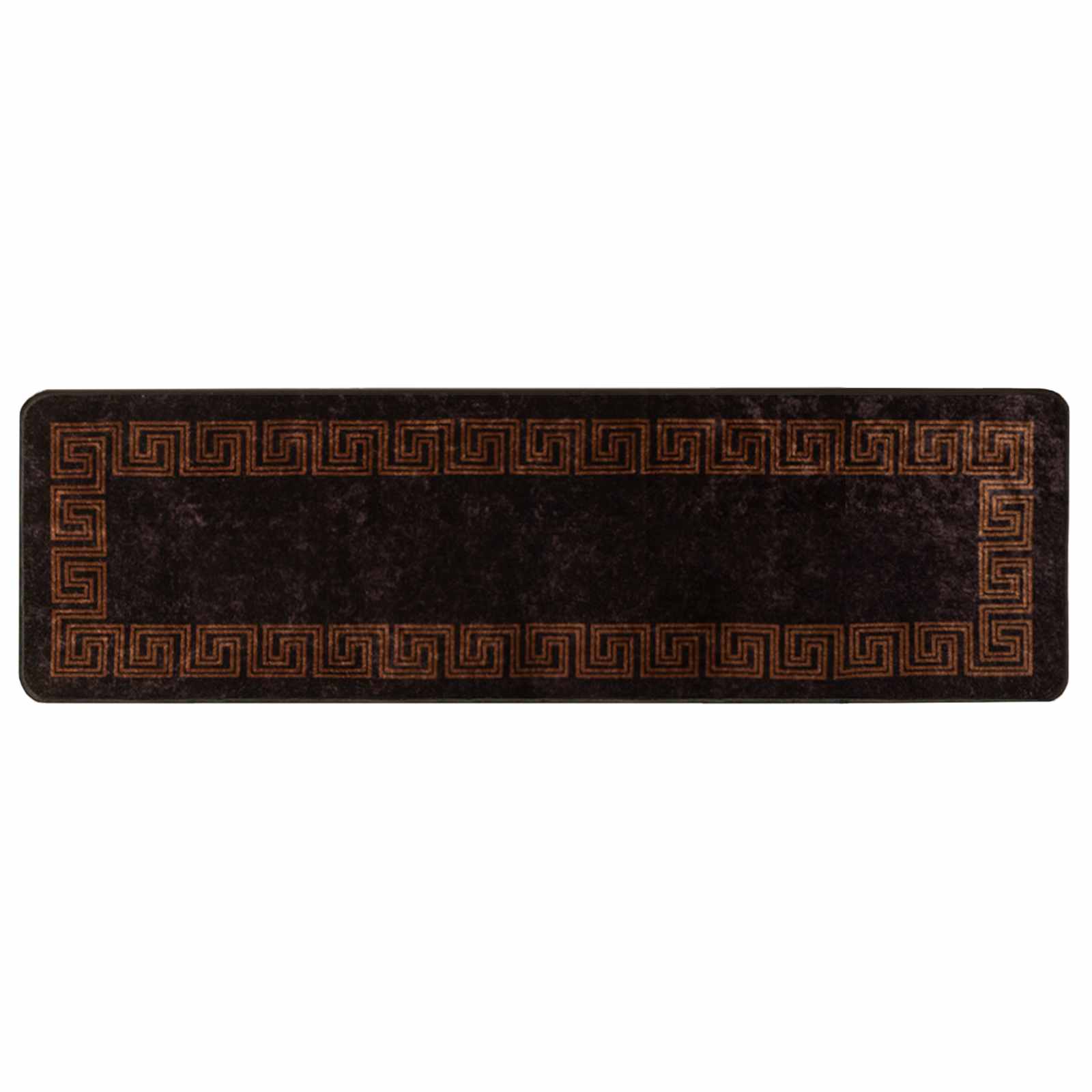 Paklājiņš MARSA Melns 50 x 150 cm Poliesters un PVC