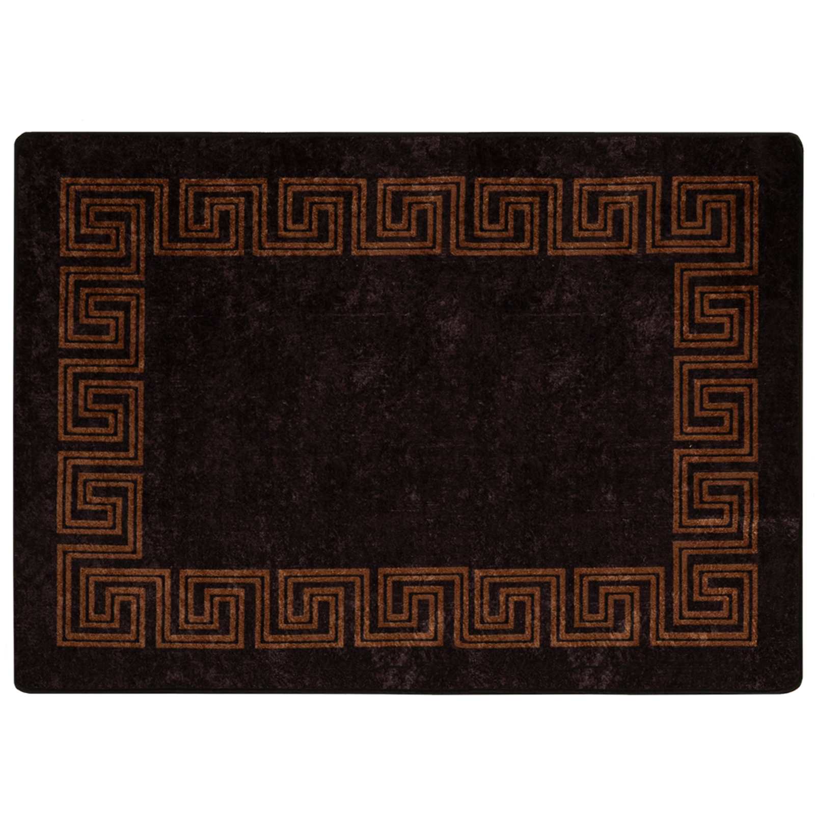 Paklājs MARSA Melns 100 x 150 cm Poliesteris un PVC