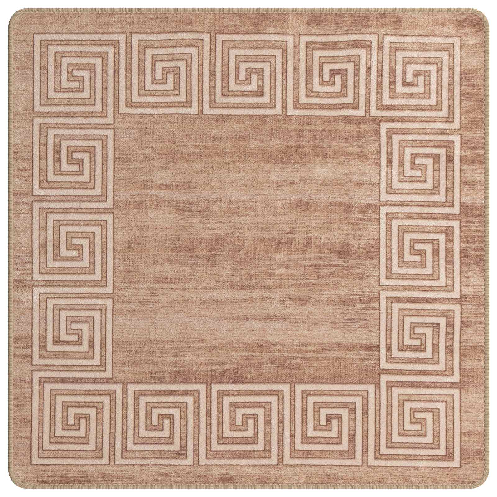 Paklājs MARSA Balts 100 x 100 cm Poliesteris un PVC