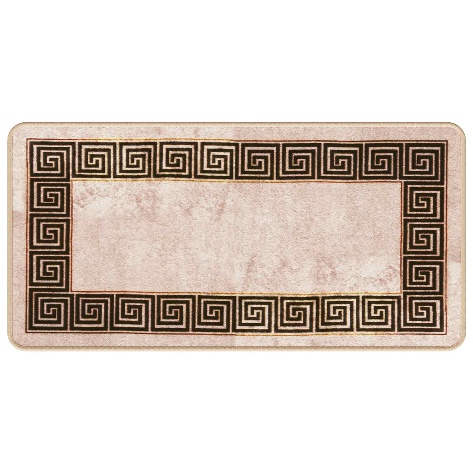 Kilimėlis MARSA Juodas 50 x 100 cm Poliesteris ir PVC