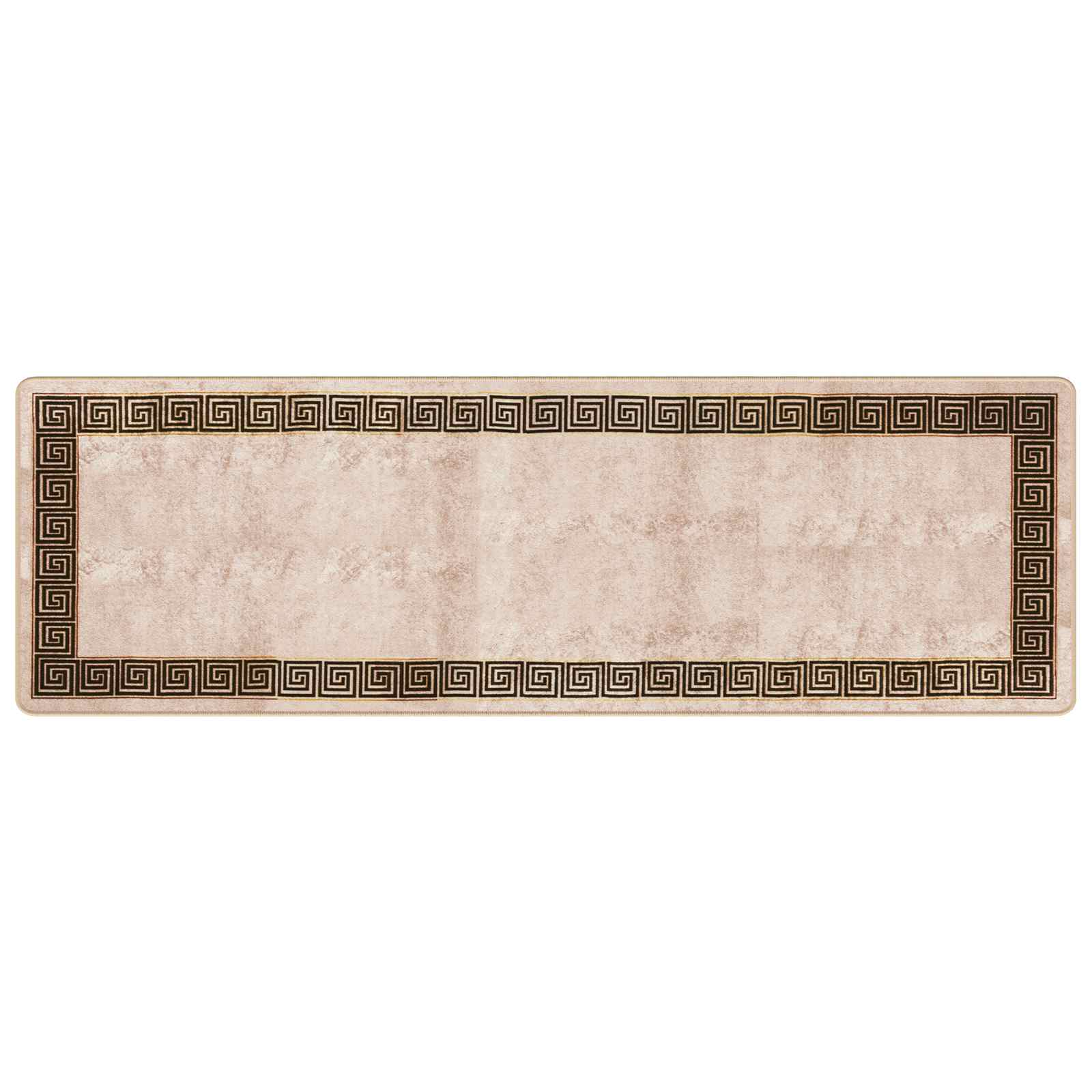 Paklājs MARSA Melns 80 x 250 cm Poliesters un PVC