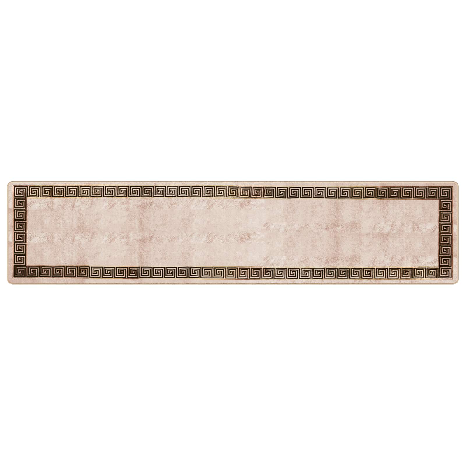Paklājs MARSA Melns 80 x 350 cm Poliesters un PVC