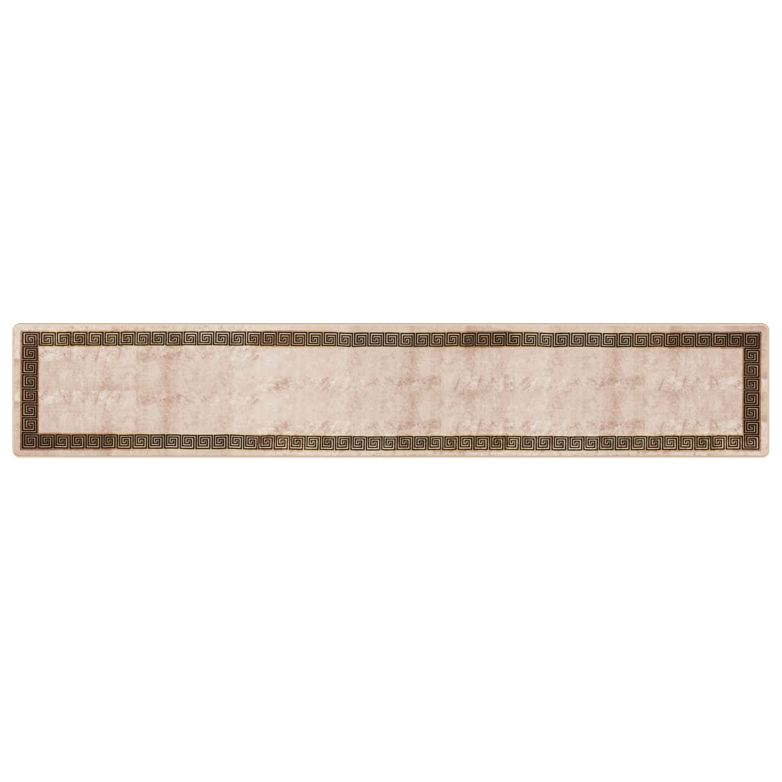 Paklājs MARSA Melns 80 x 450 cm Poliesters un PVC