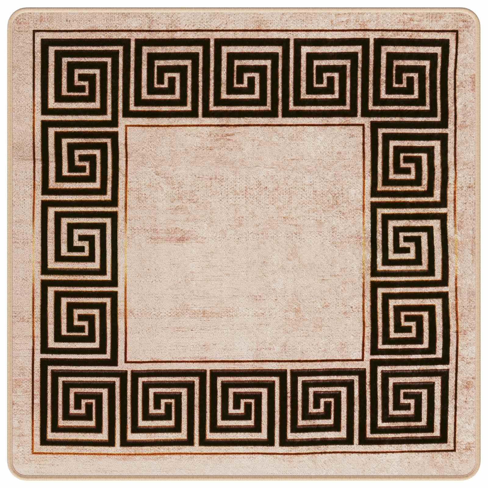 Kilimėlis MARSA Juodas 100 x 100 cm Poliesteris ir PVC