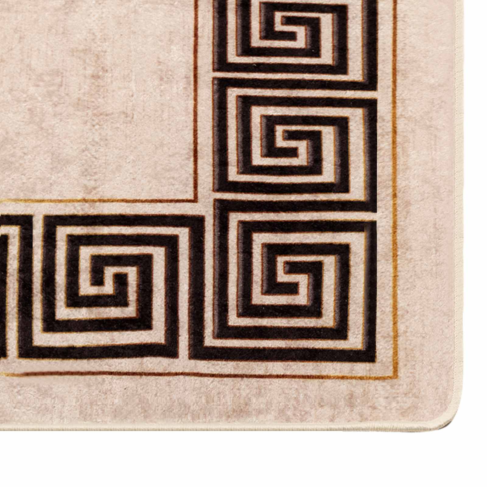 Paklājs MARSA Melns 100 x 150 cm Poliesteris un PVC