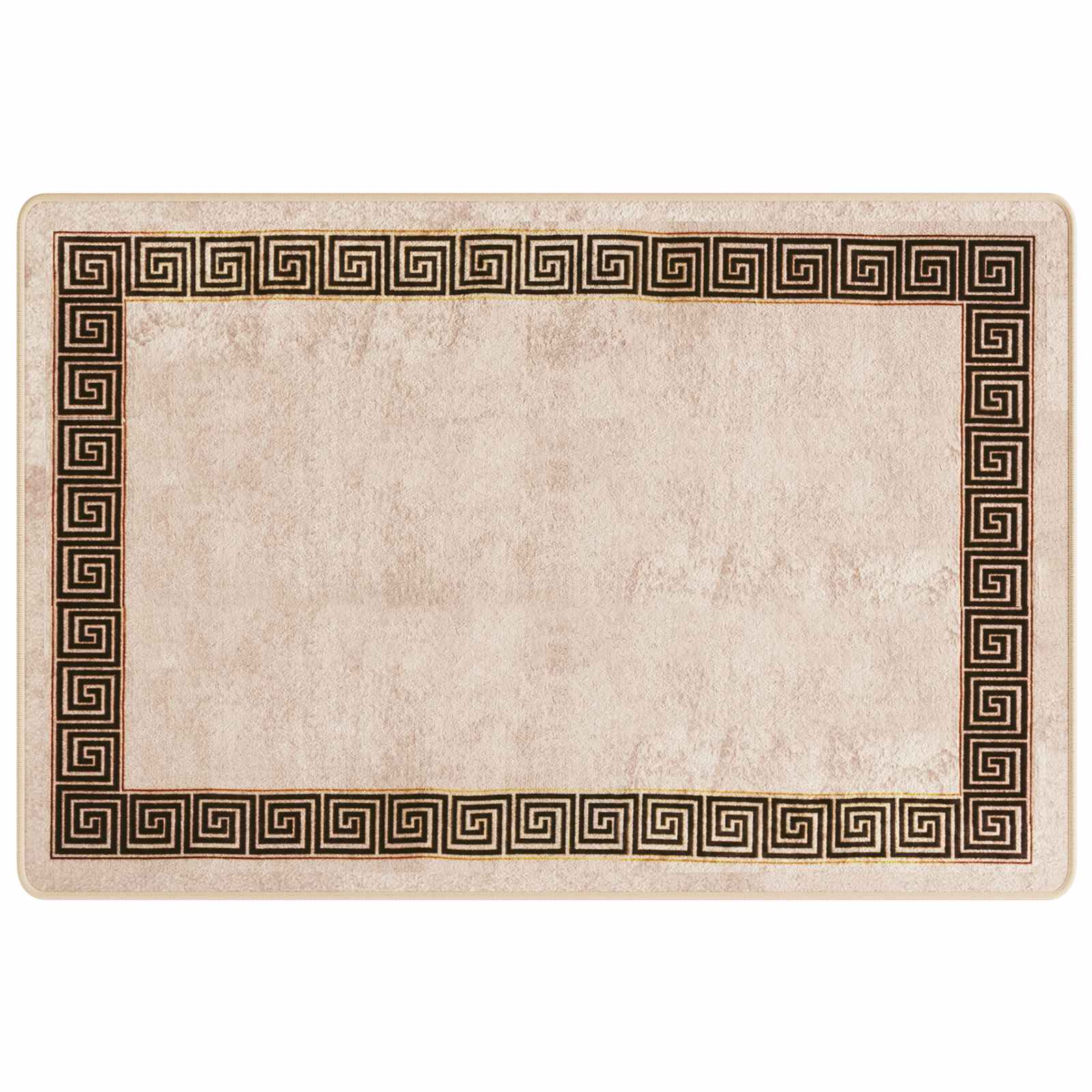 Paklājs MARSA Melns 100 x 150 cm Poliesteris un PVC
