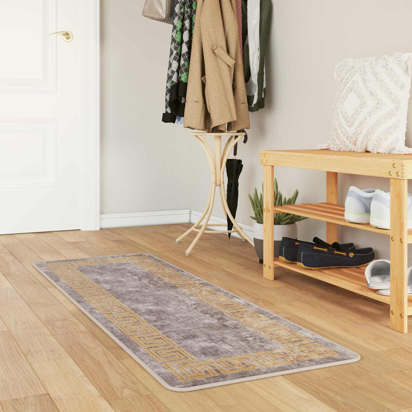 Kilimėlis MARSA Pilka 50 x 100 cm Poliesteris ir PVC