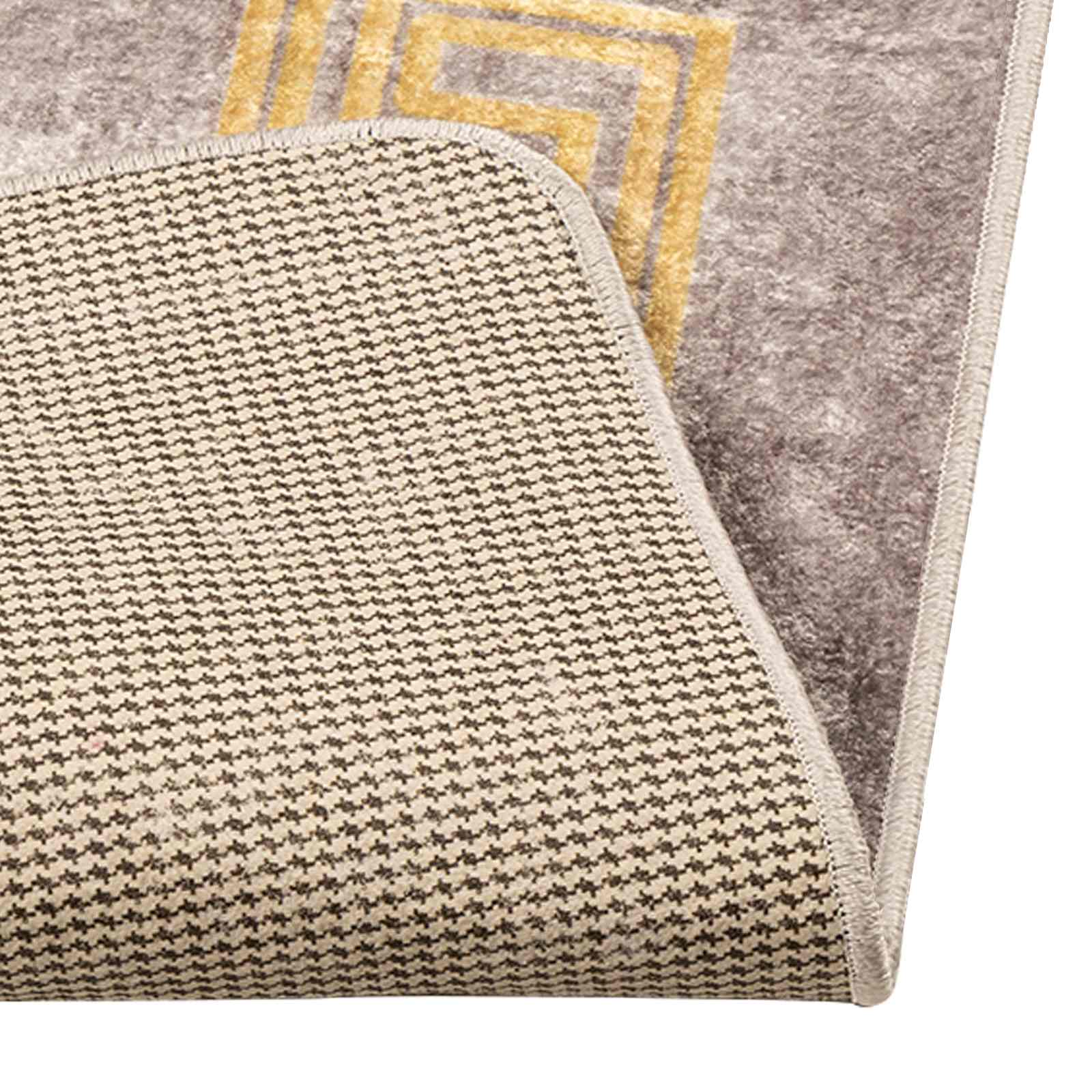 Paklājs MARSA Pelēks 80 x 450 cm Poliesters un PVC