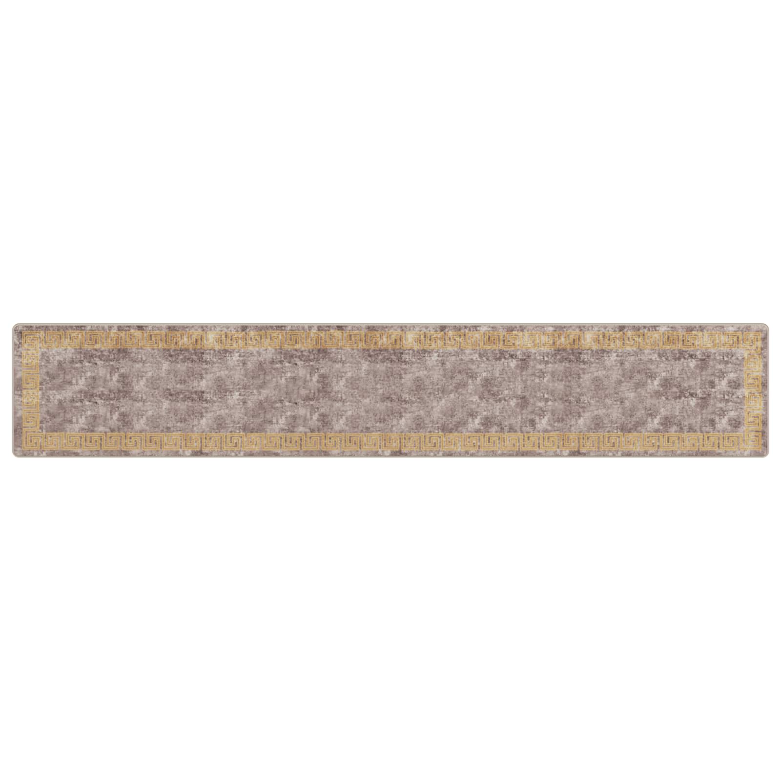 Paklājs MARSA Pelēks 80 x 450 cm Poliesters un PVC