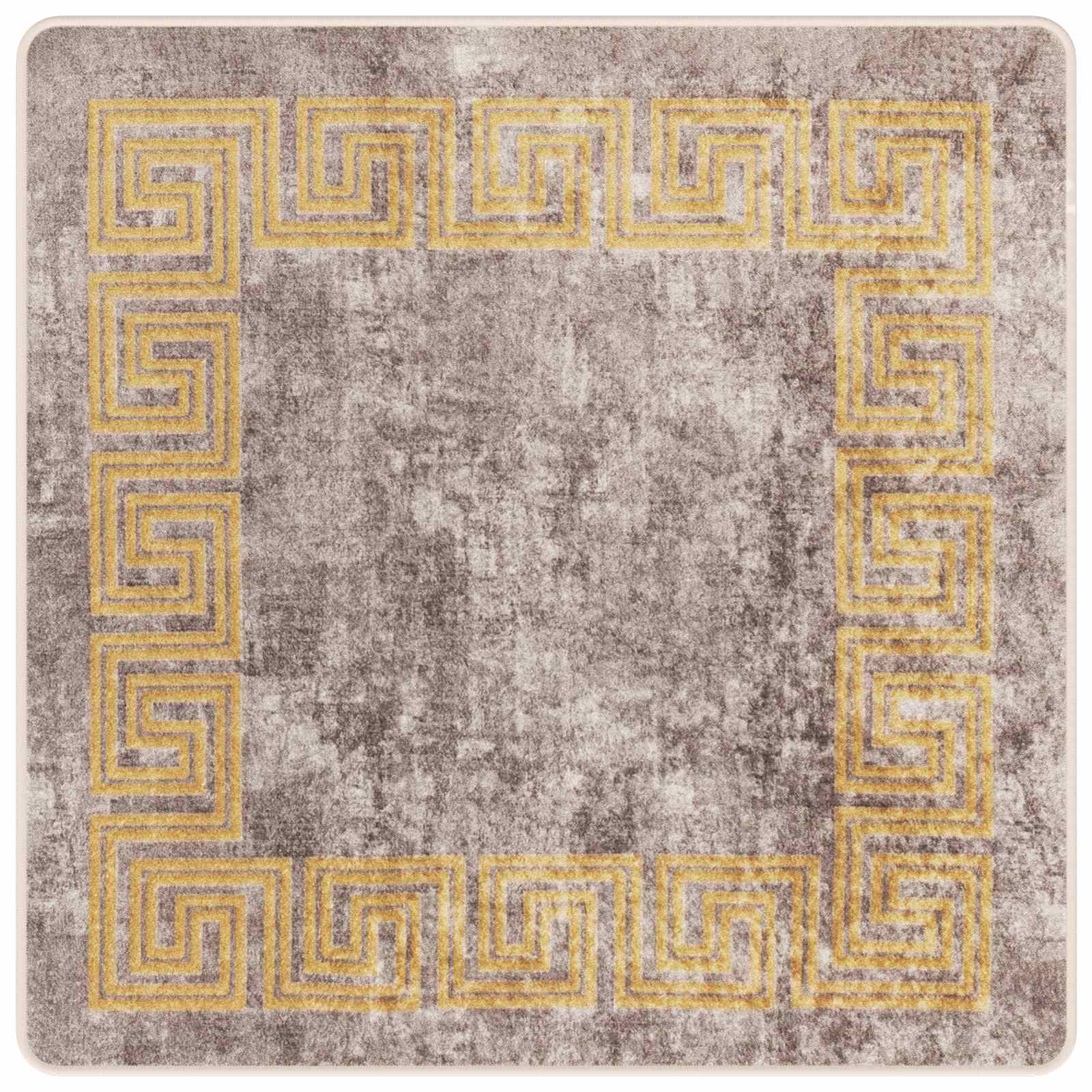 Kilimėlis MARSA Pilka 100 x 100 cm Poliesteris ir PVC