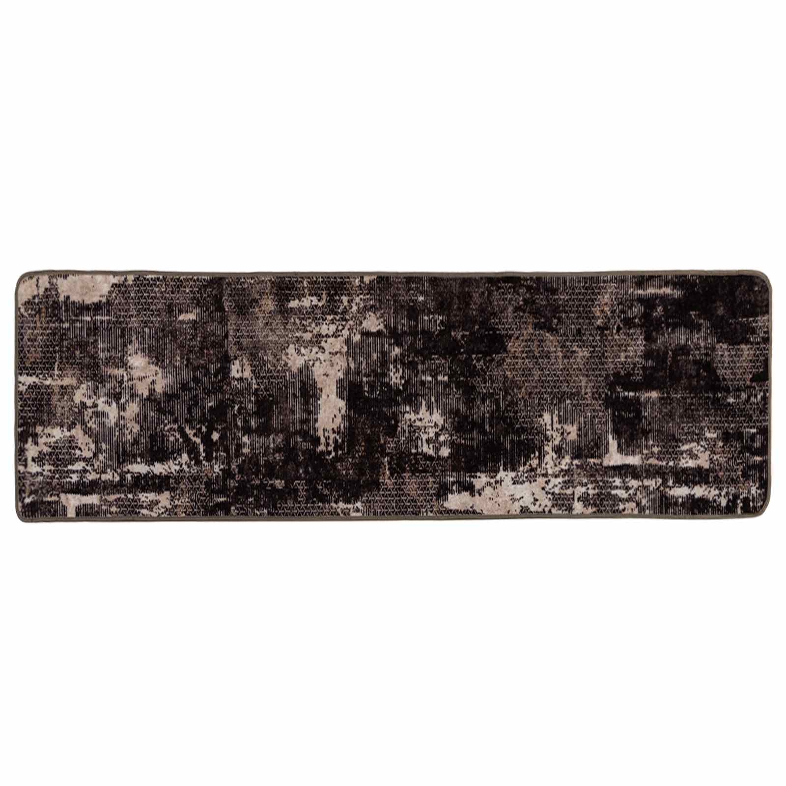 Kilimėlis MARSA Juodas 50 x 150 cm Poliesteris ir PVC