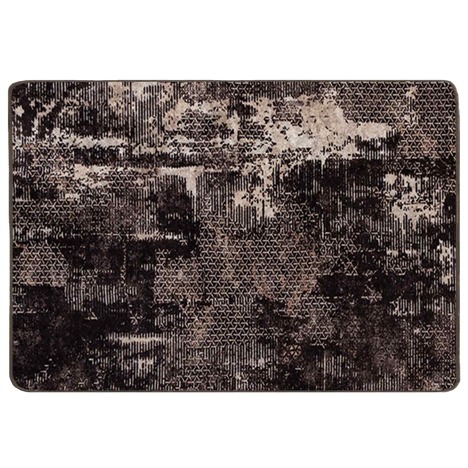 Paklājs MARSA Melns 100 x 150 cm Poliesteris un PVC