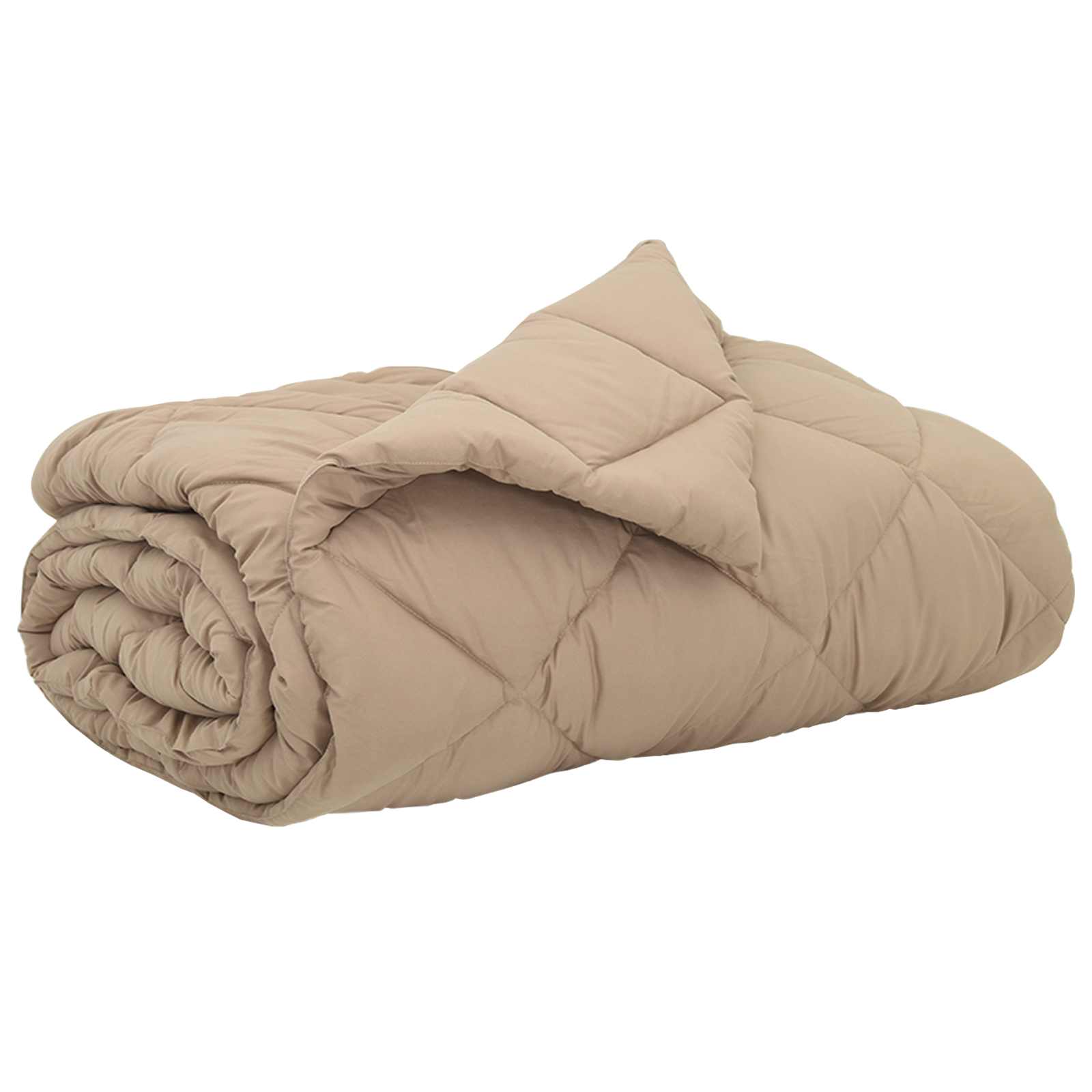 Summer Duvet Taupe 200 x 200 cm Microfiber