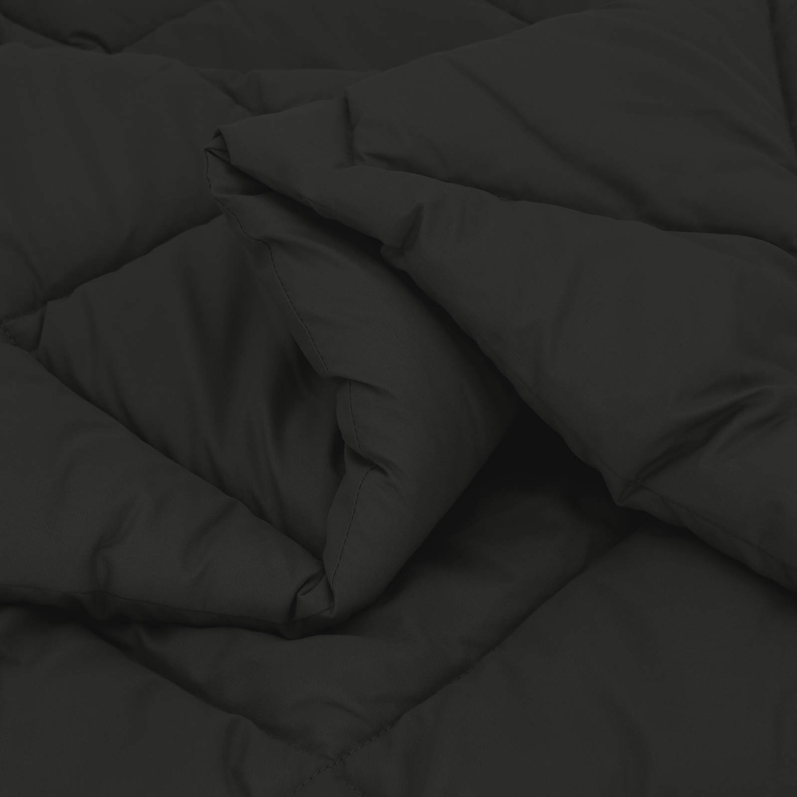 Summer duvet Black 200 x 135 cm Microfiber