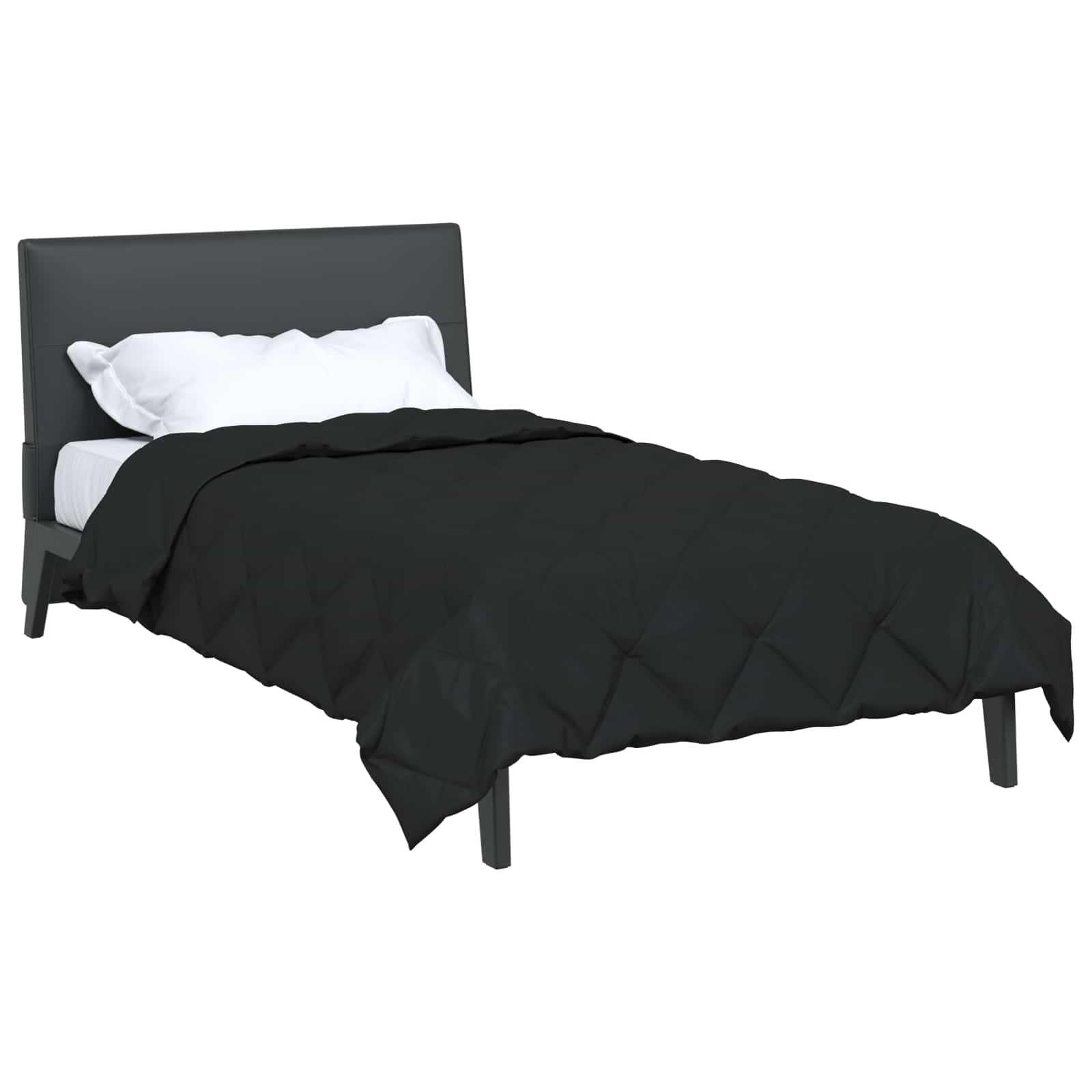 Vasaras sega Melna 220 x 155 cm Mikrošķiedra