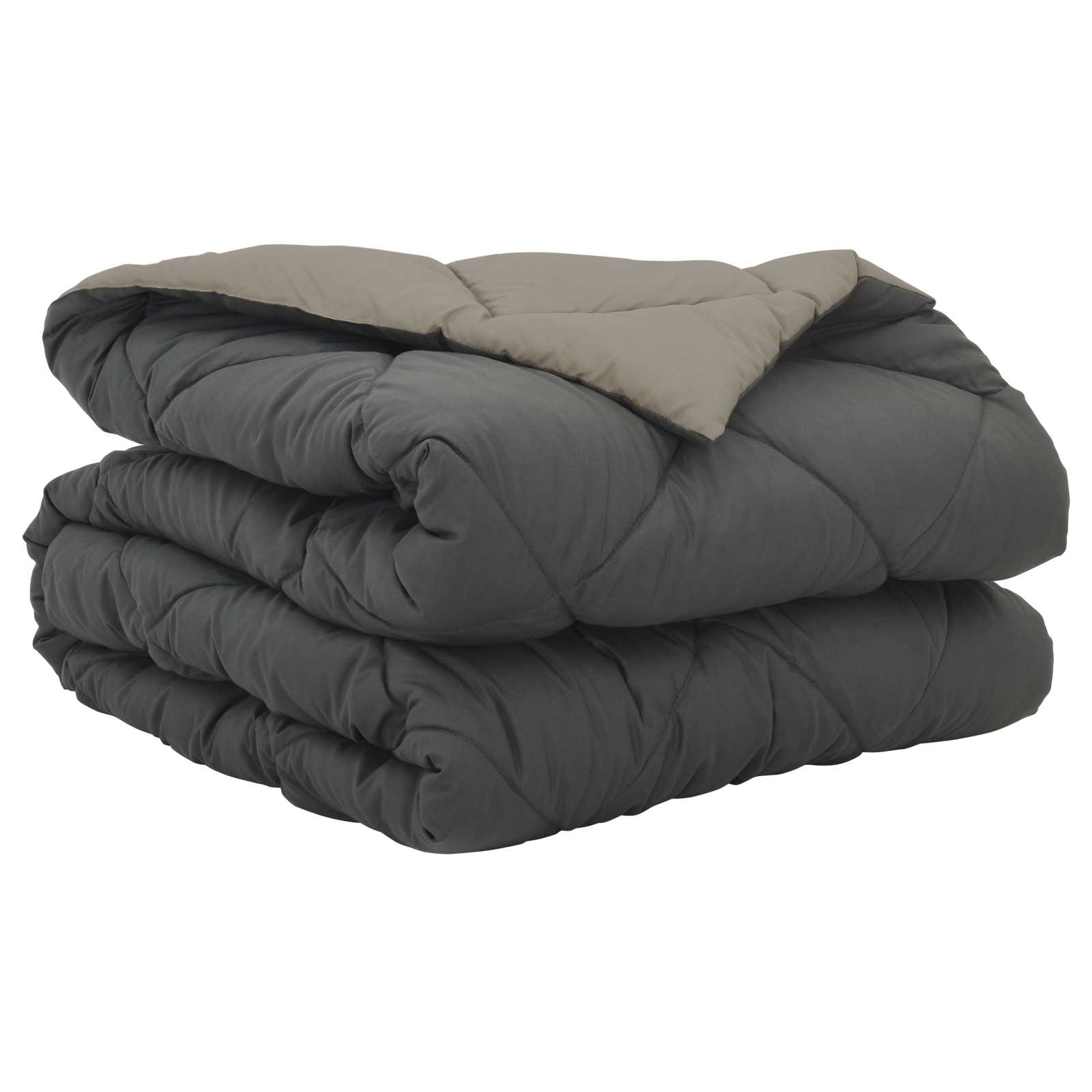 Summer duvet Light grey and anthracite 220 x 155 cm