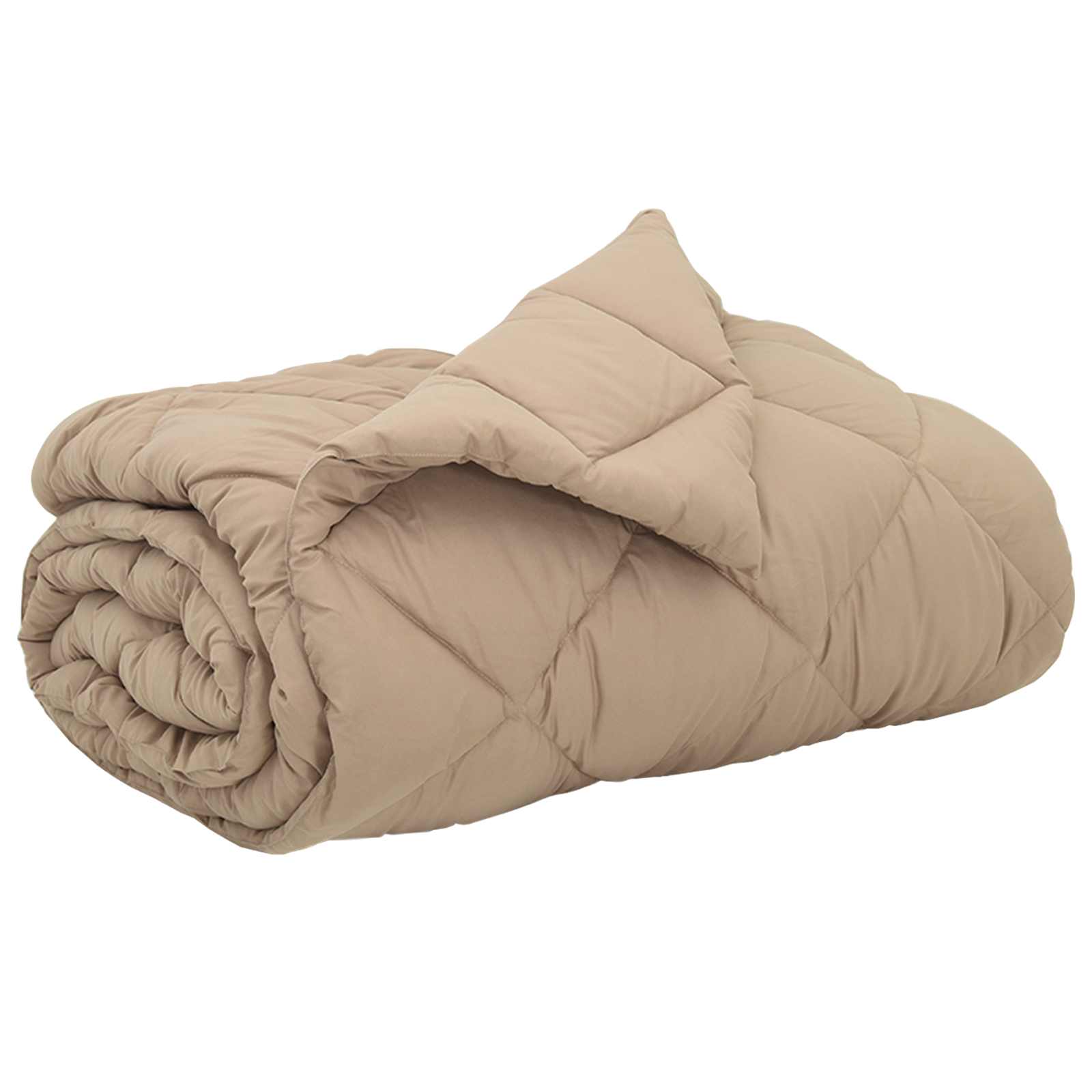 Pilna metų antklodė Taupe 240 x 260 cm Mikropluoštas