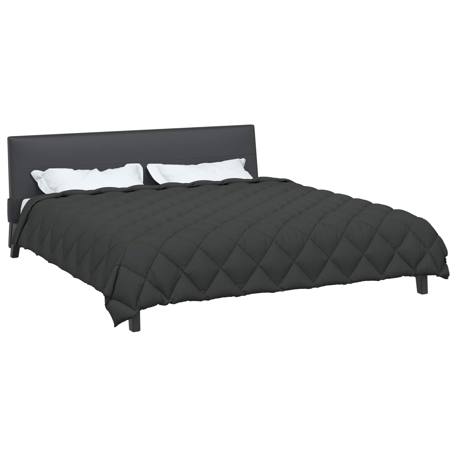 Winter Duvet Anthracite 240 x 260 cm Microfiber