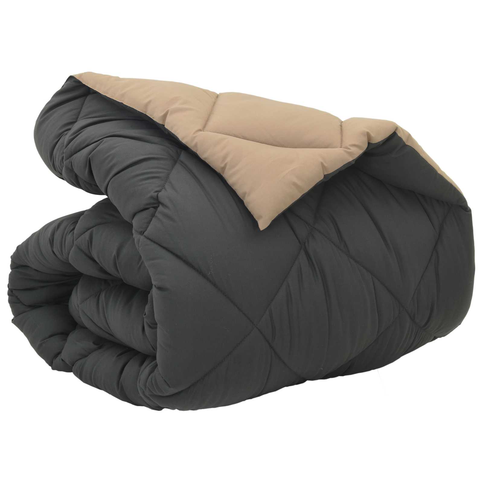 Žiemos antklodė Antracito ir taupe 200 x 155 cm Mikropluoštas