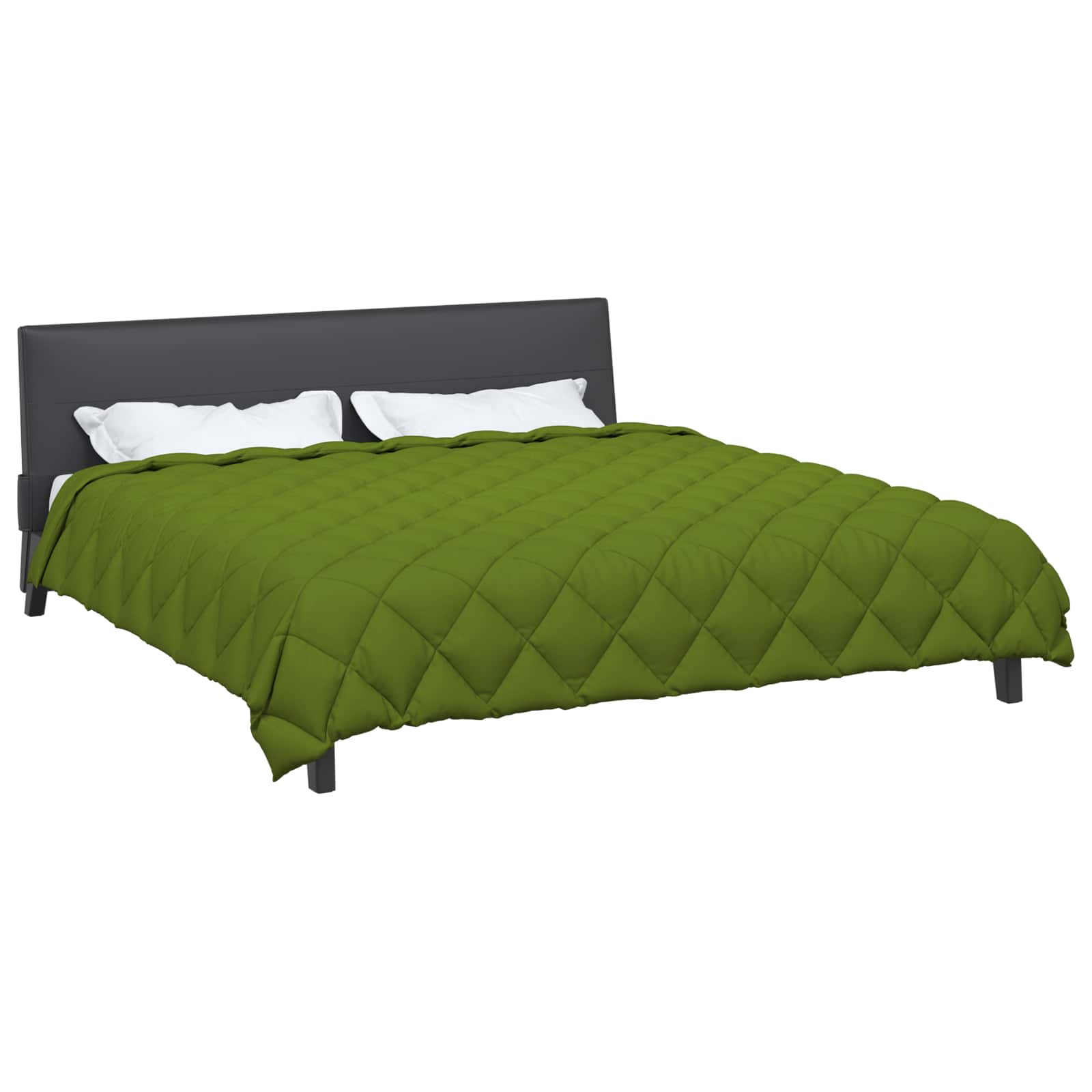 Winter Duvet Green 200 x 200 cm Microfiber