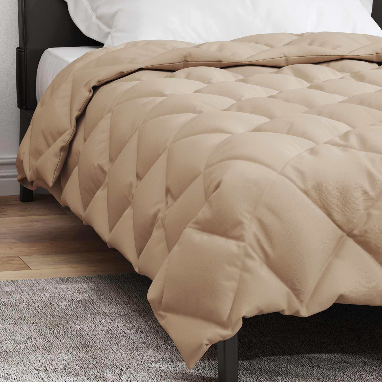 Ziemas sega Pelēkbrūna 200 x 135 cm Mikrošķiedra