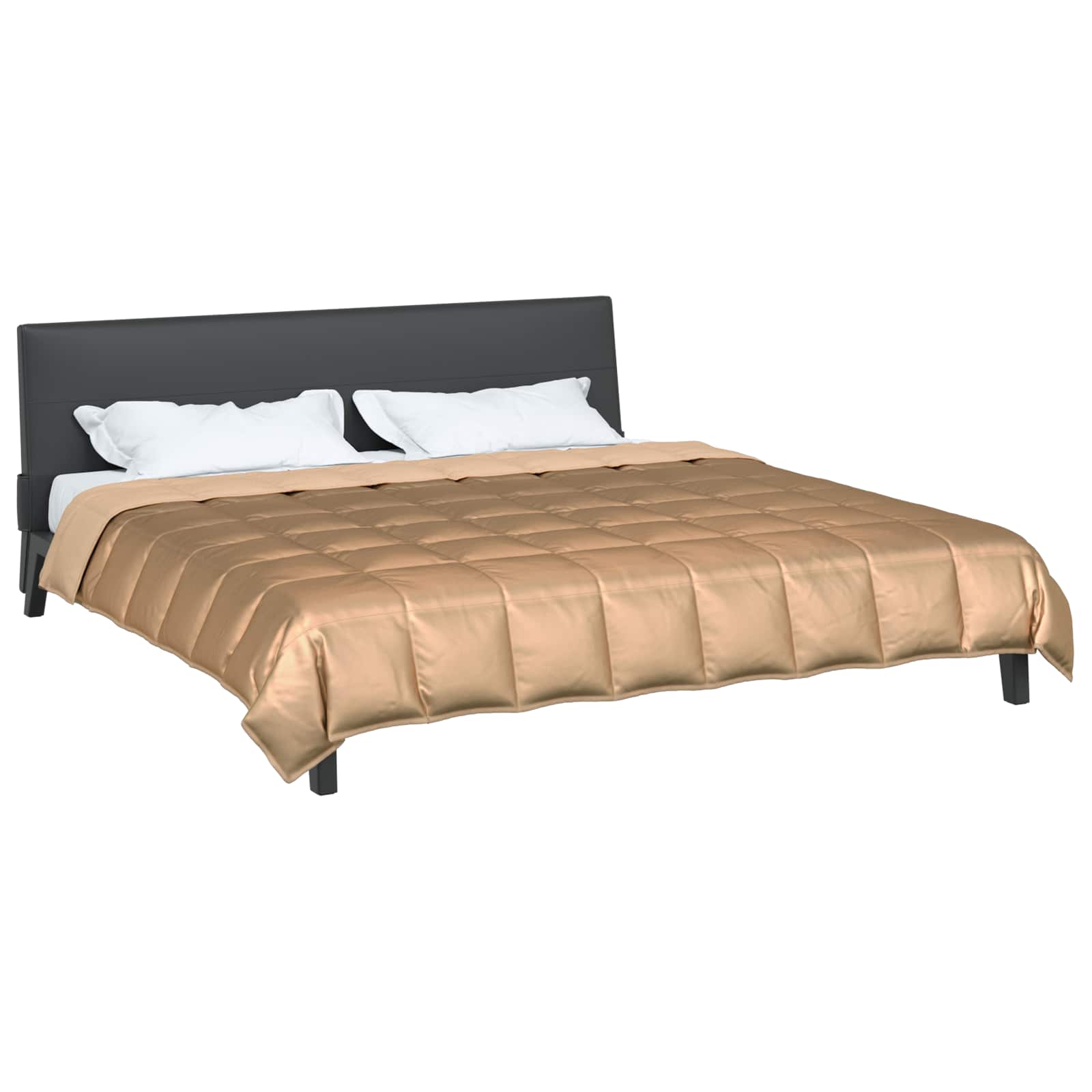 Summer duvet Golden 220 x 200 cm Satin and microfiber