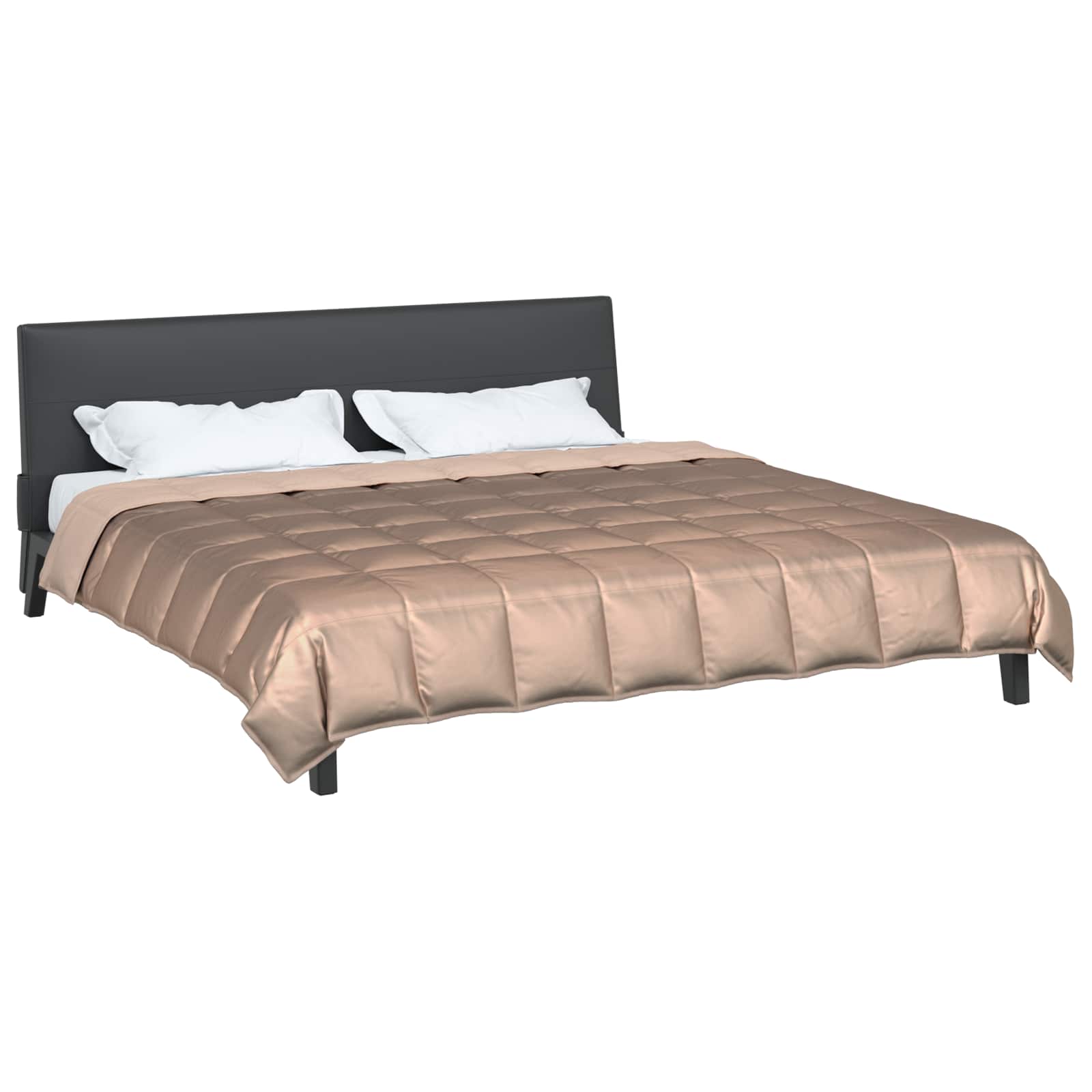 Vasaros antklodė Auksinė 240 x 260 cm Satin ir mikropluoštas