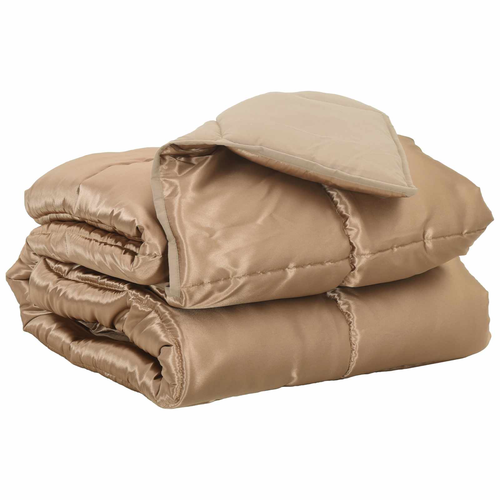 Pilna metų antklodė Auksinė 220 x 140 cm Satin ir mikropluoštas